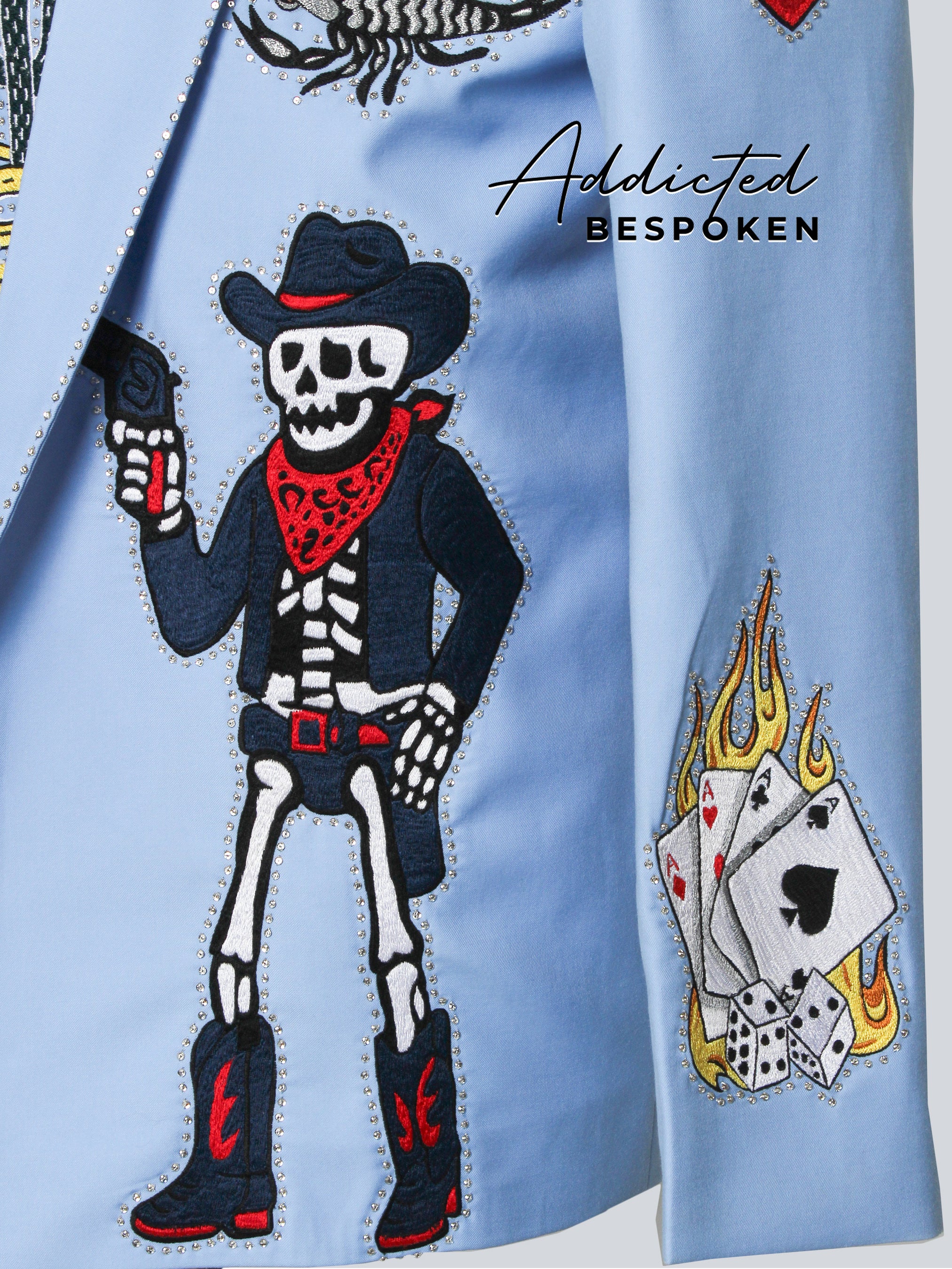 Skyfall Embroidered Couture Suit Addicted Bespoken