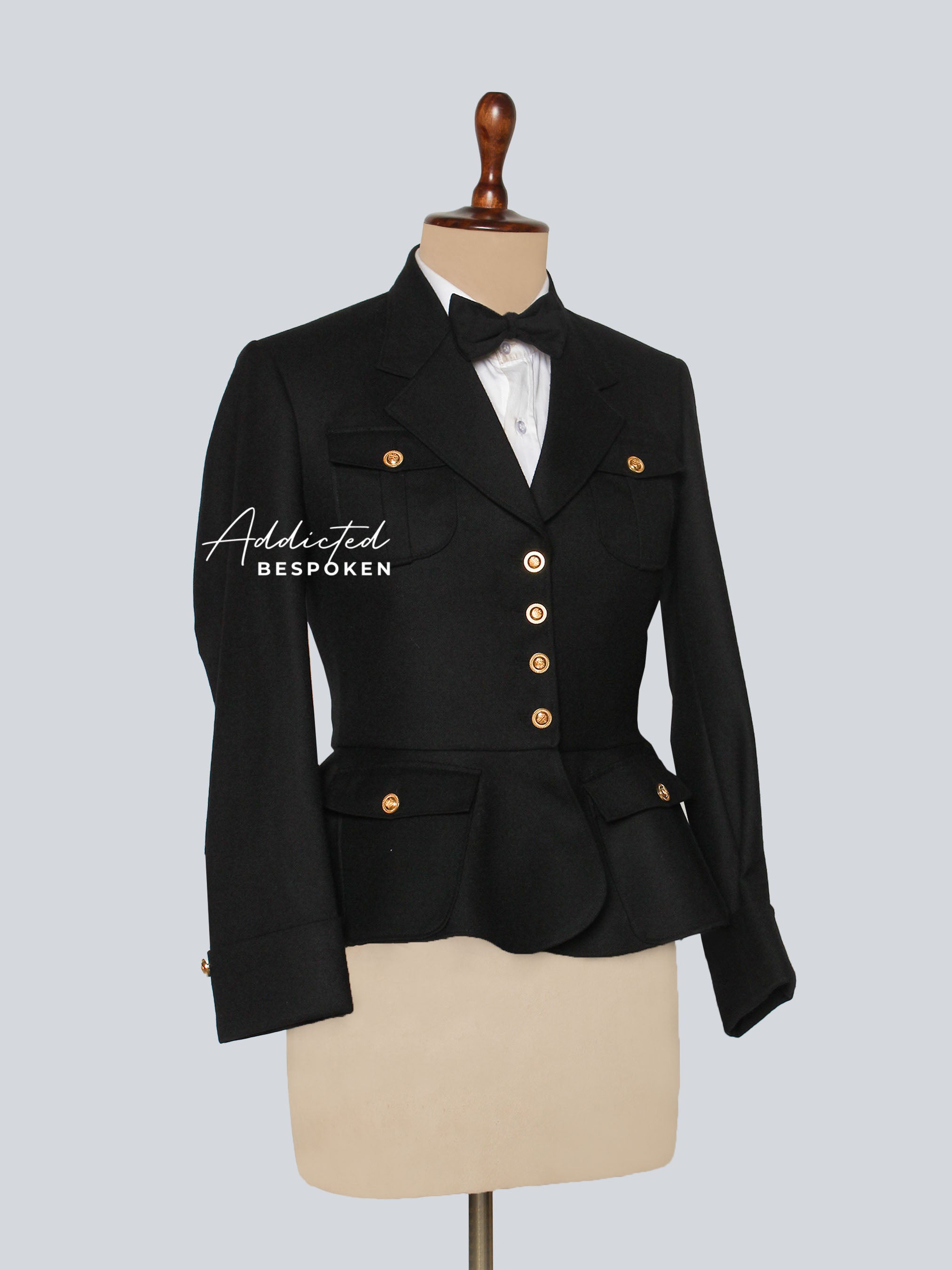 Black Skirt Suit For Women