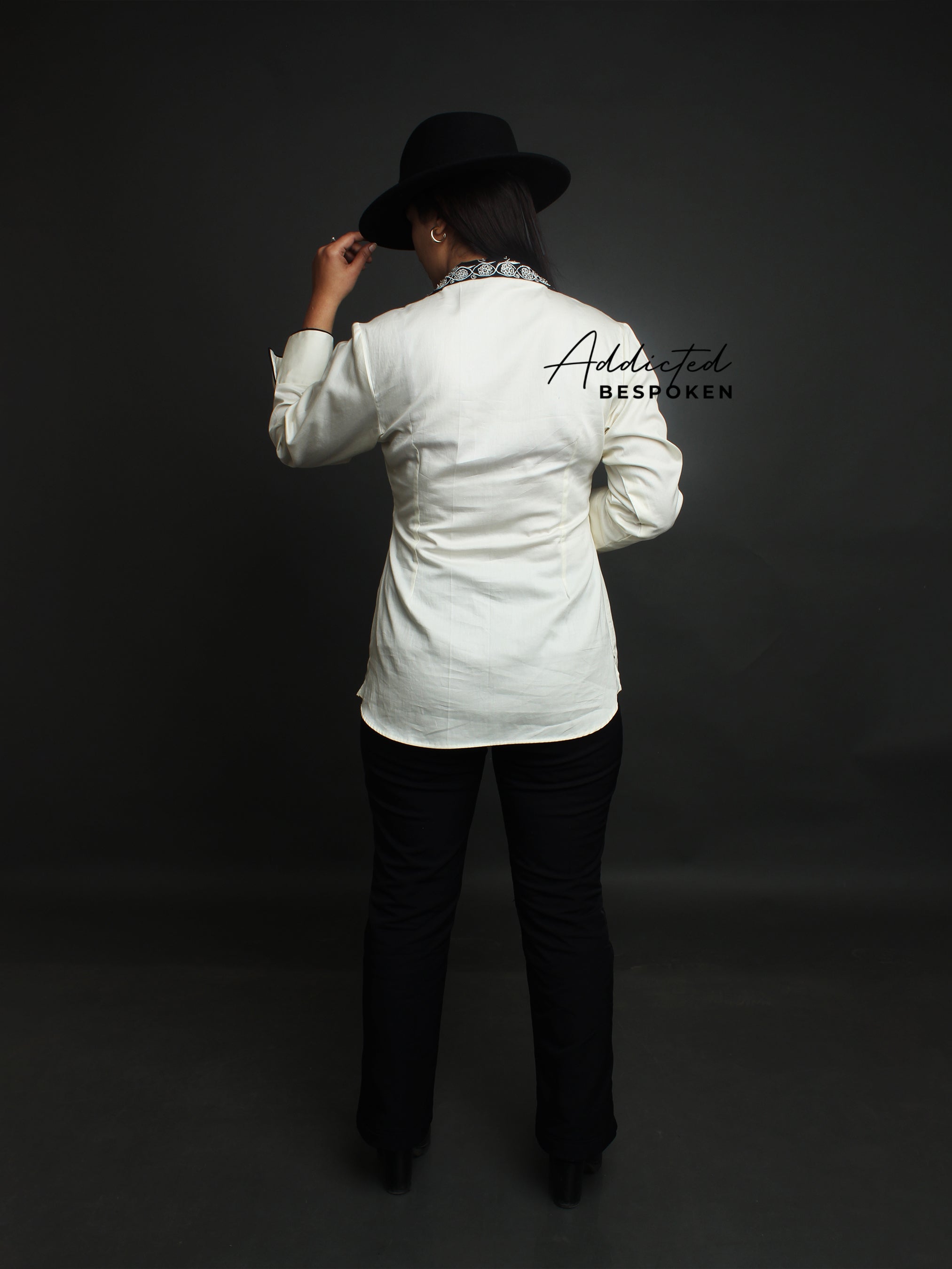 Ivory Cotton Cowgirl Shirt