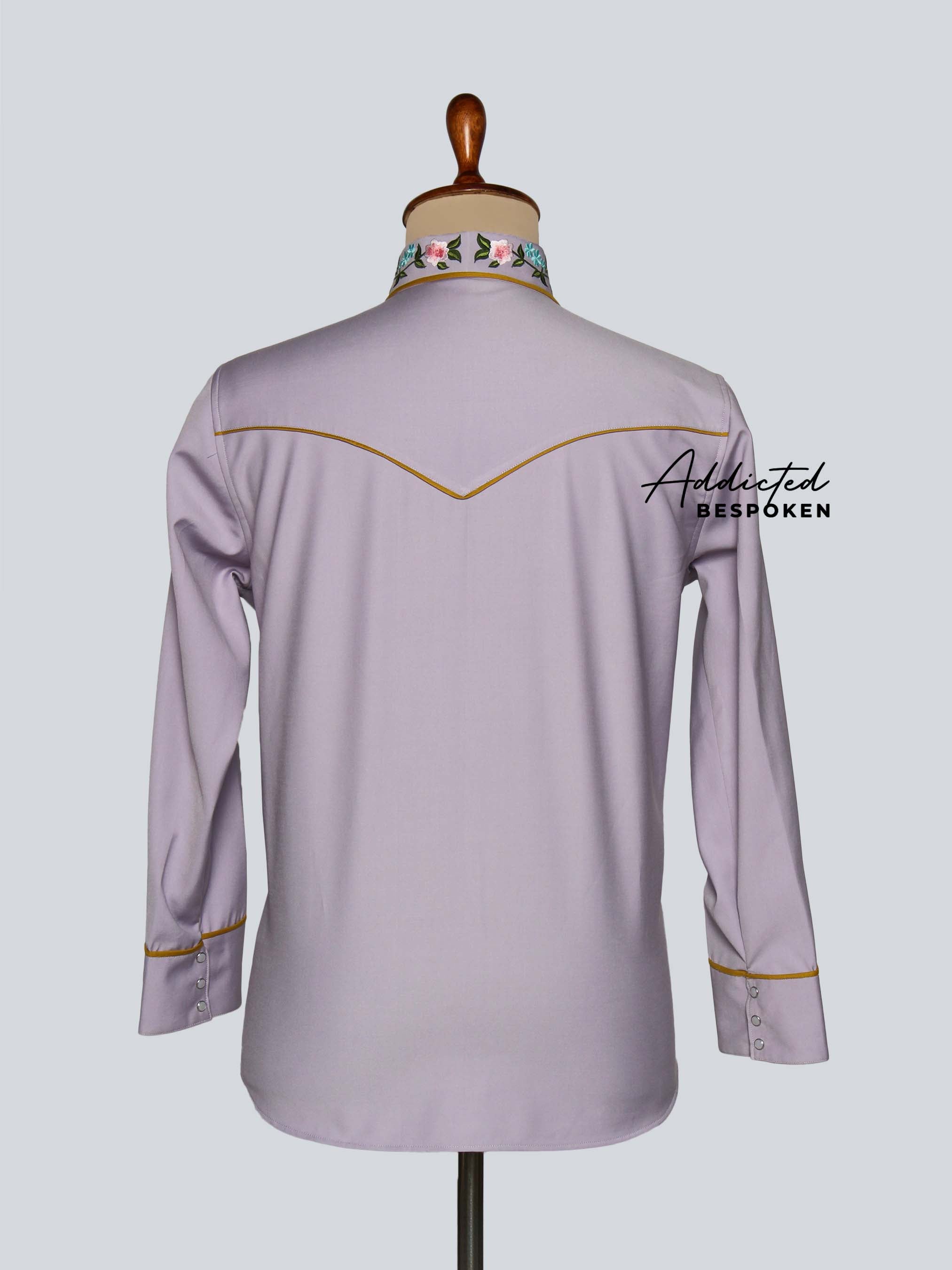 Floral Western Shirt Addicted Bespoken