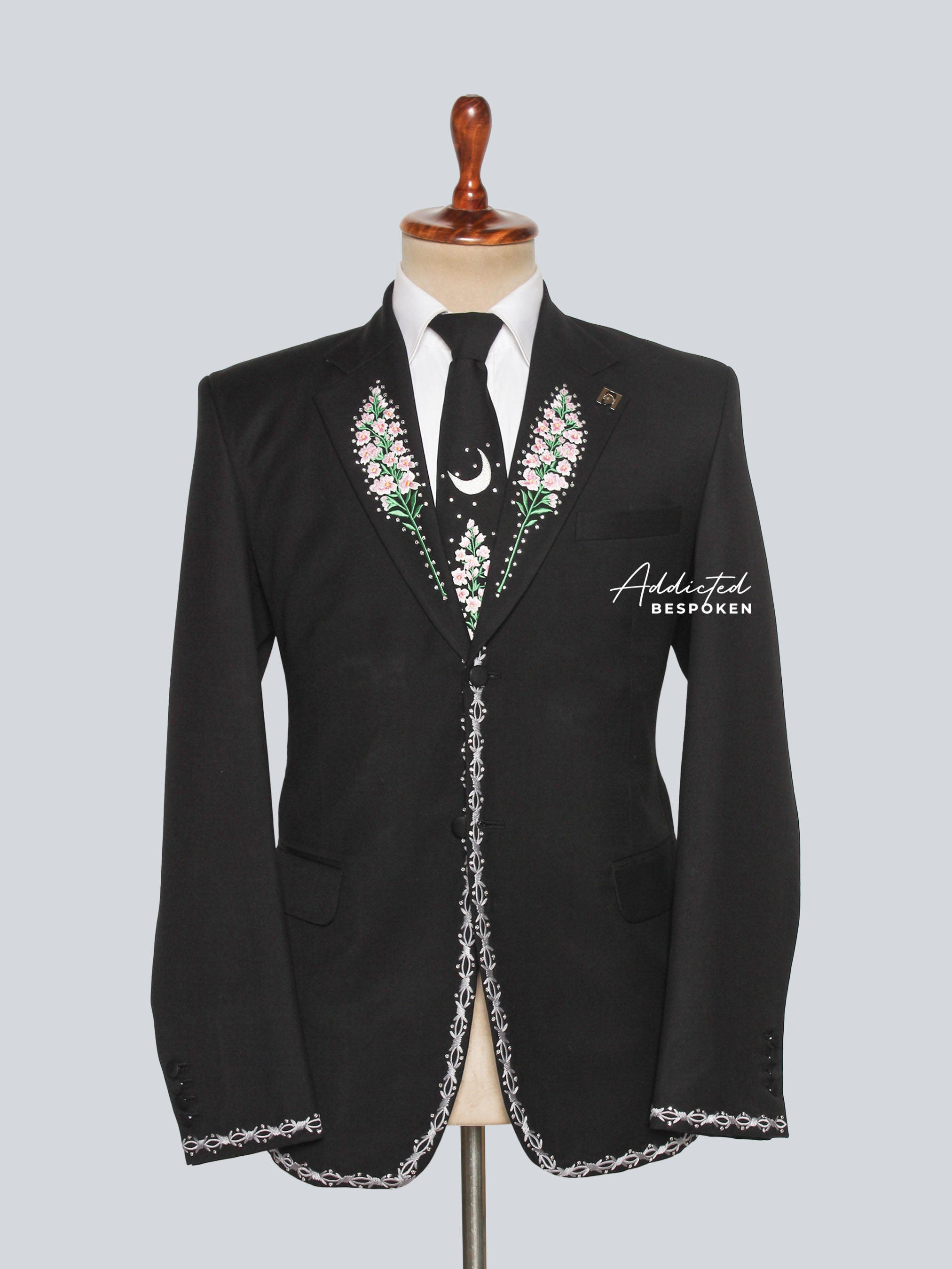 Celestial Wedding Groom Suit Addicted Bespoken