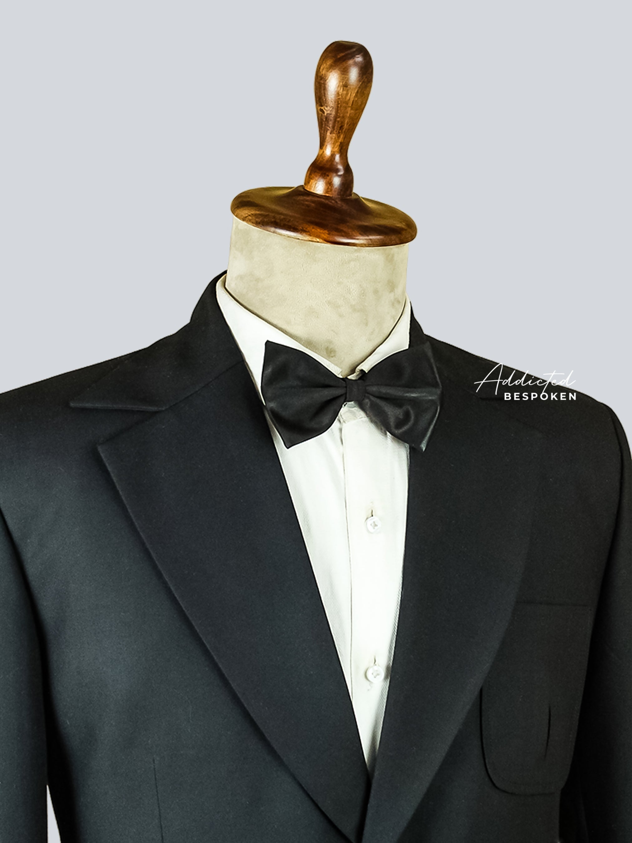 Tailored Black Cotton Safari Blazer Addicted Bespoken