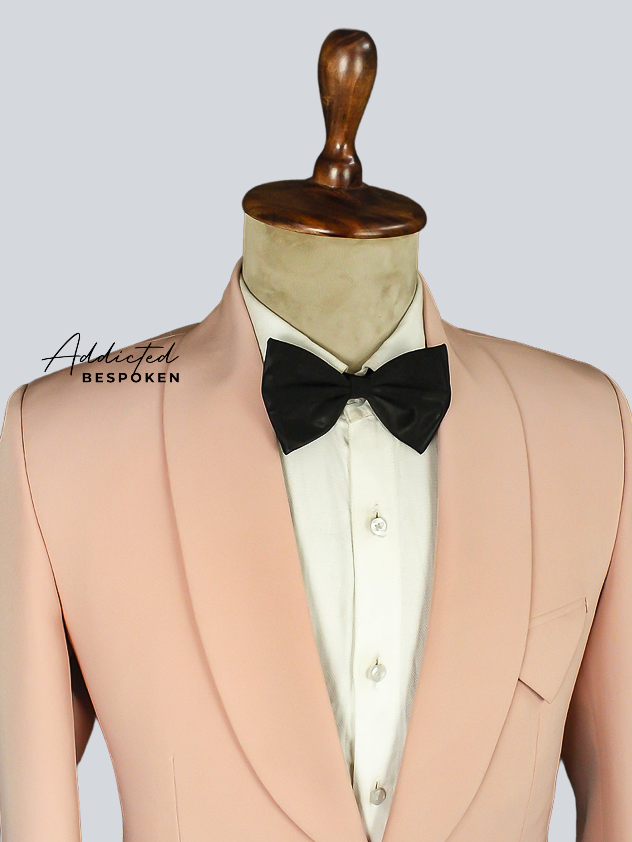 Formal Pink Shawl Lapel Suit