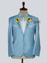 Wildflower Charm Embroidered Suit