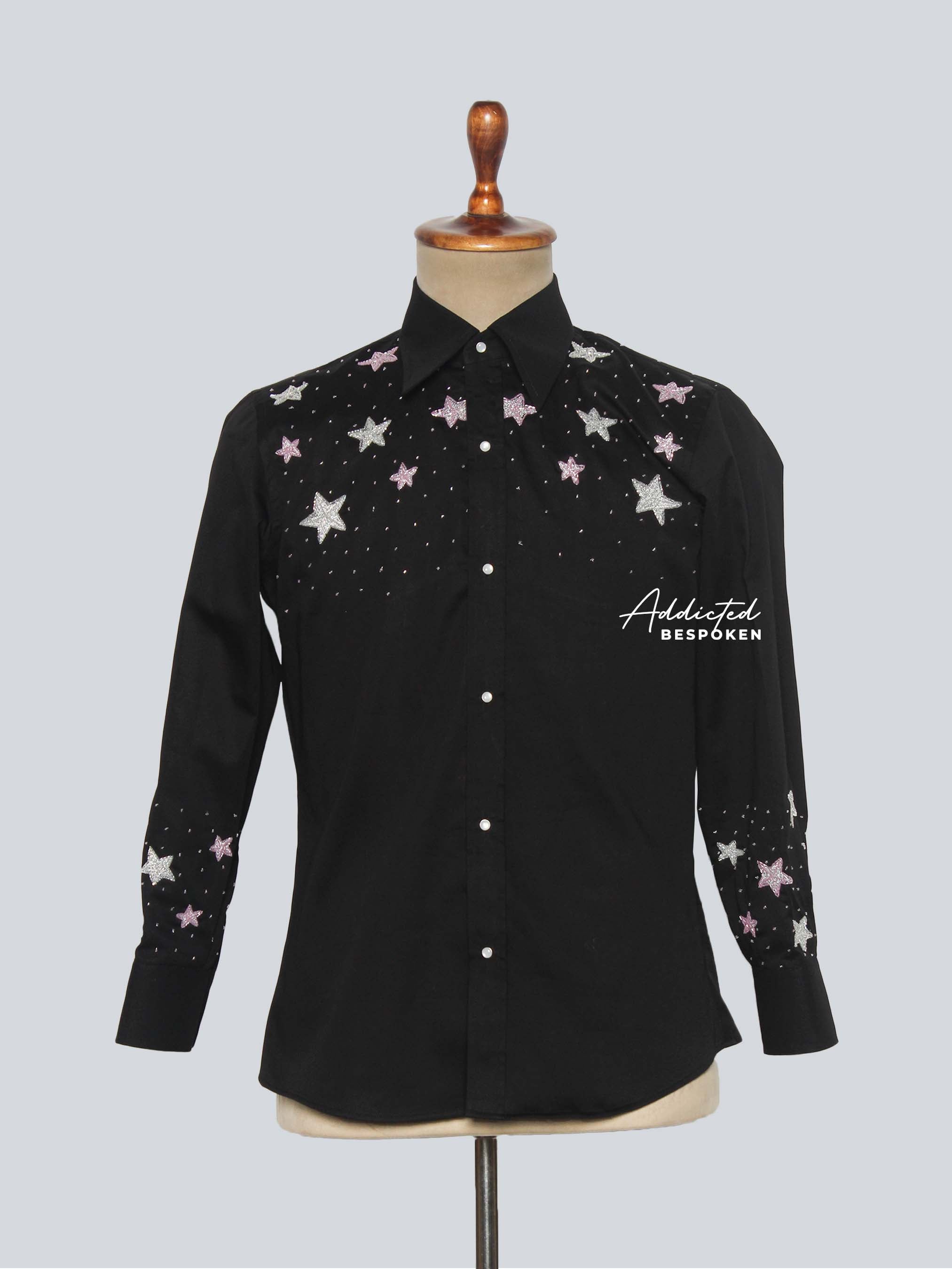 Starlit Embroidered Shirt Addicted Bespoken