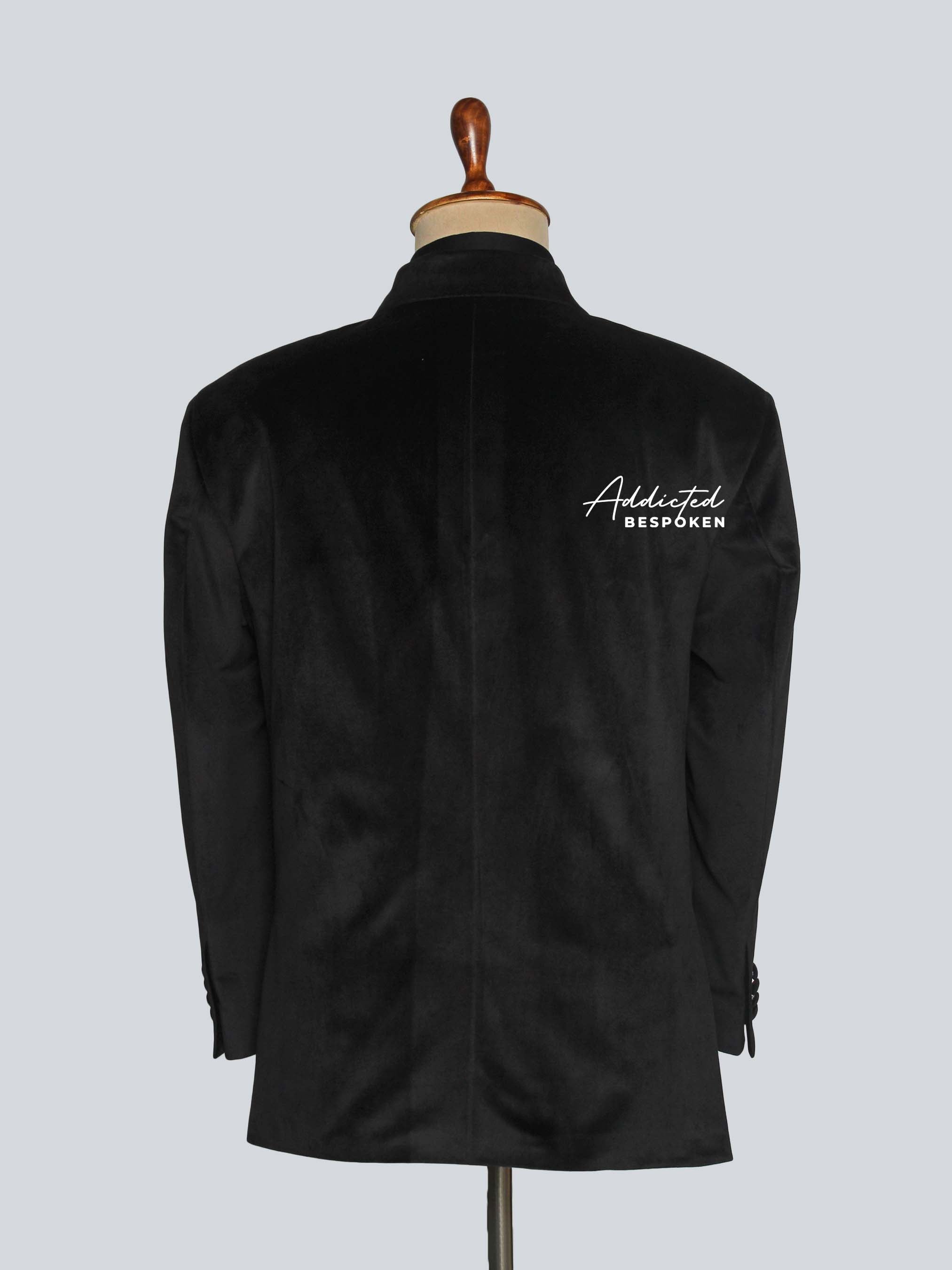 Black Thunder Embroidered Blazer Addicted Bespoken