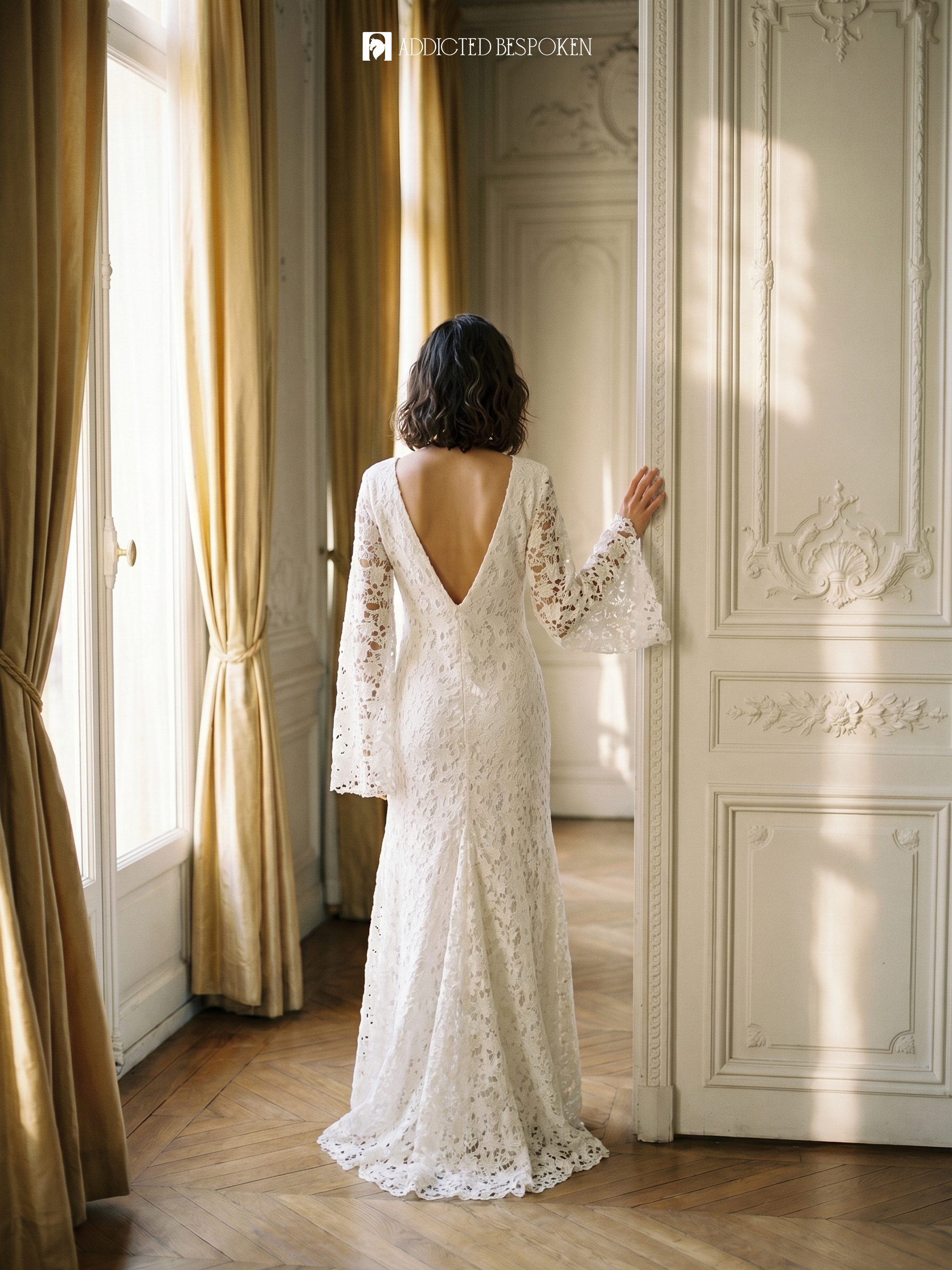 Ivory Lace Bridal Gown Addicted Bespoken