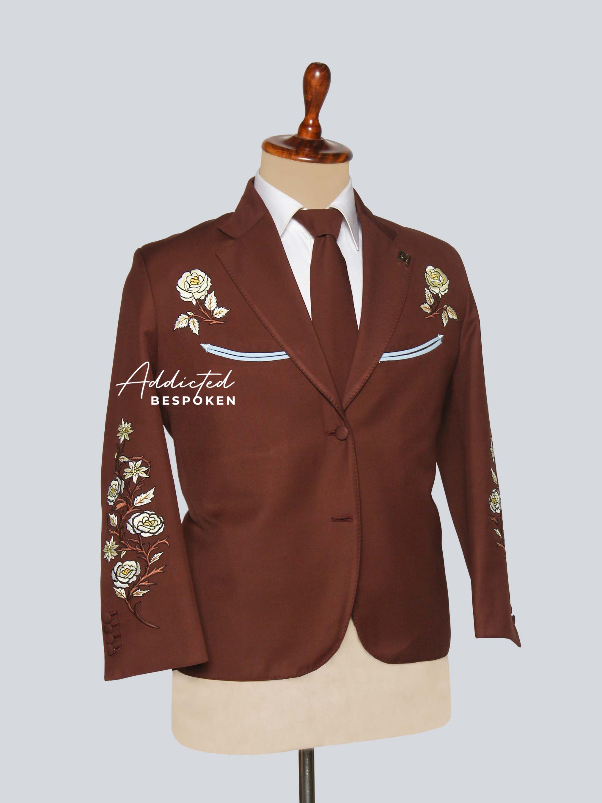 Signature Floral Tailored Suit Addicted Bespoken