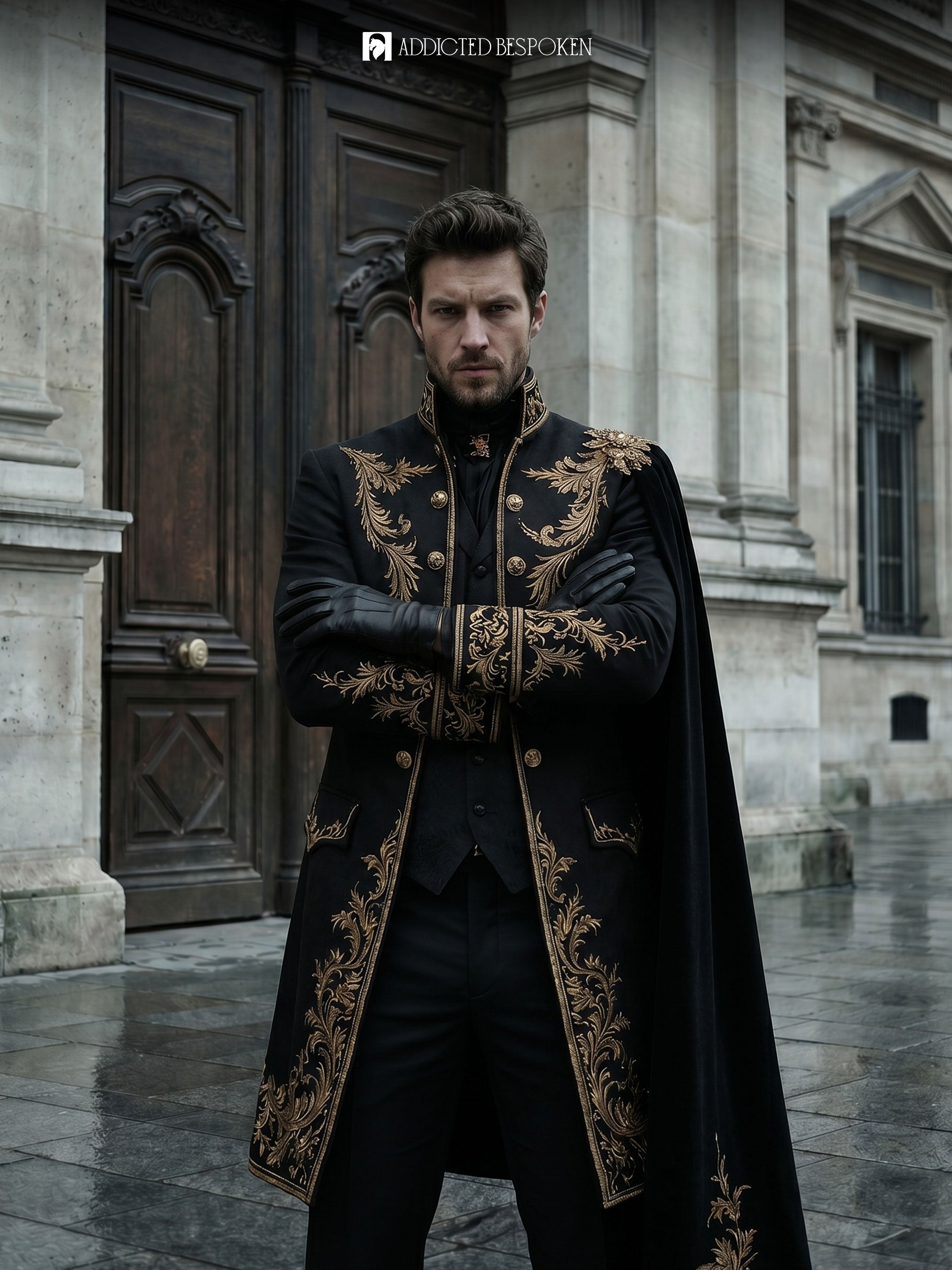 Royal Gothic Statement Suit Addicted Bespoken