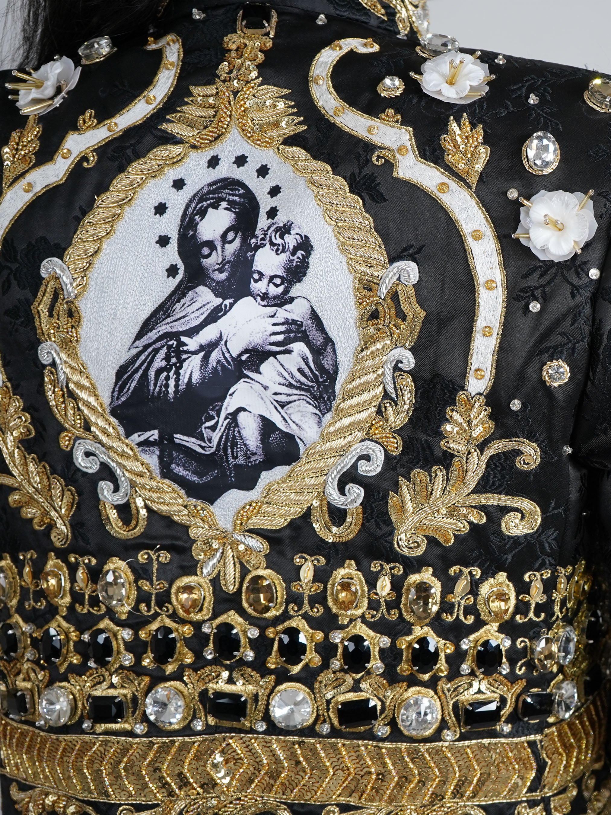 Mother Mary Golden Jacket