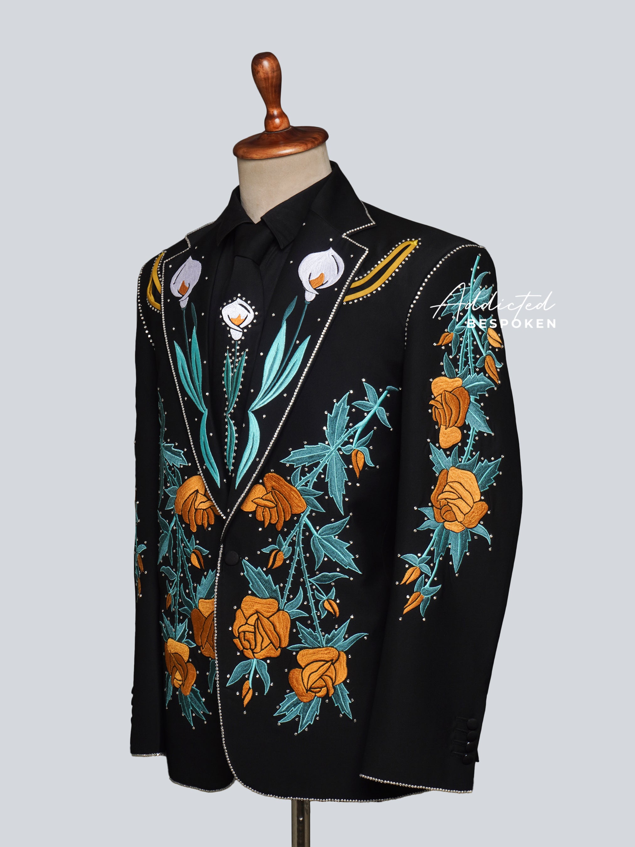 Blooming Majesty Embroidered Suit