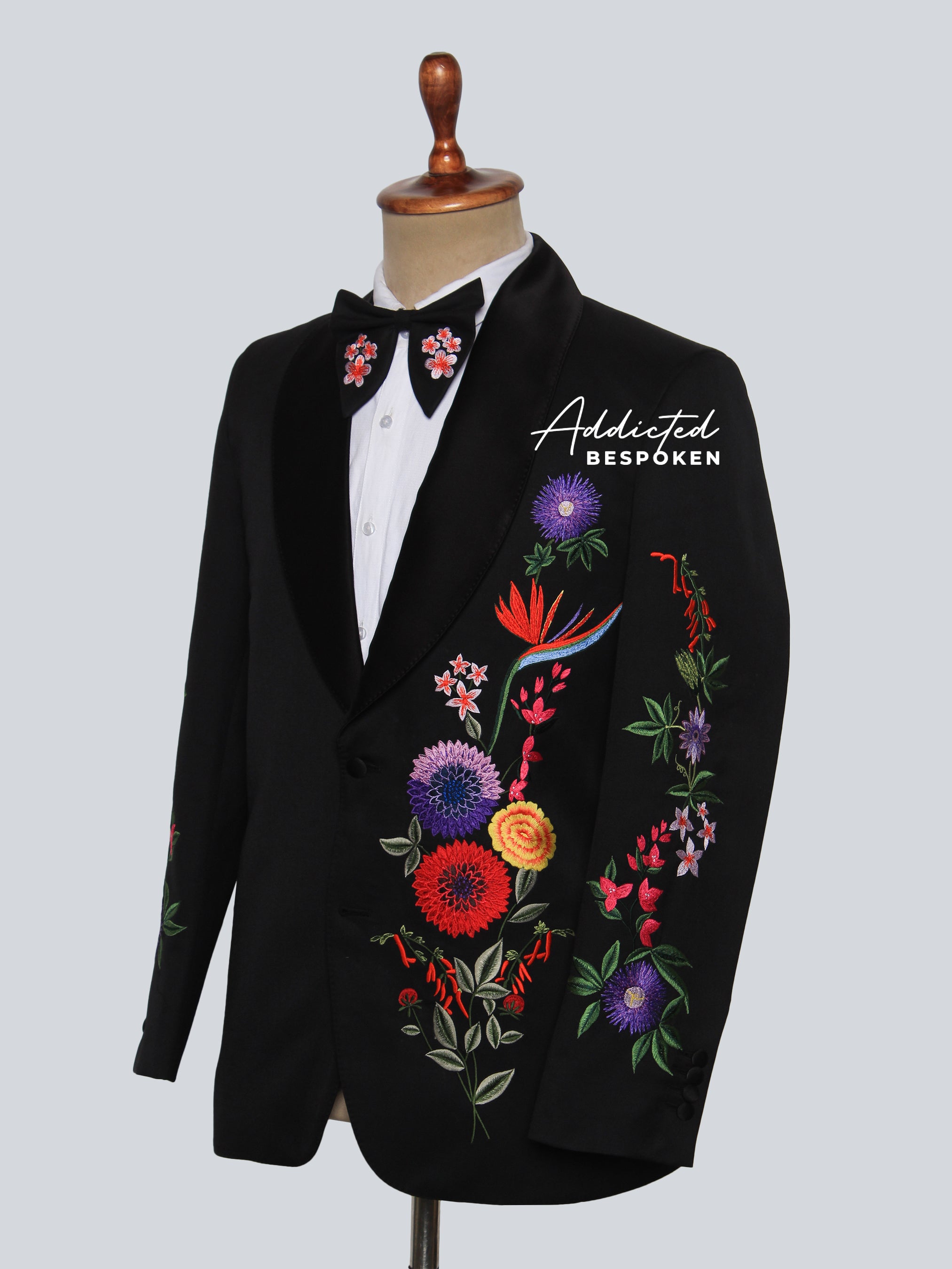 Floral Embellished Blazer