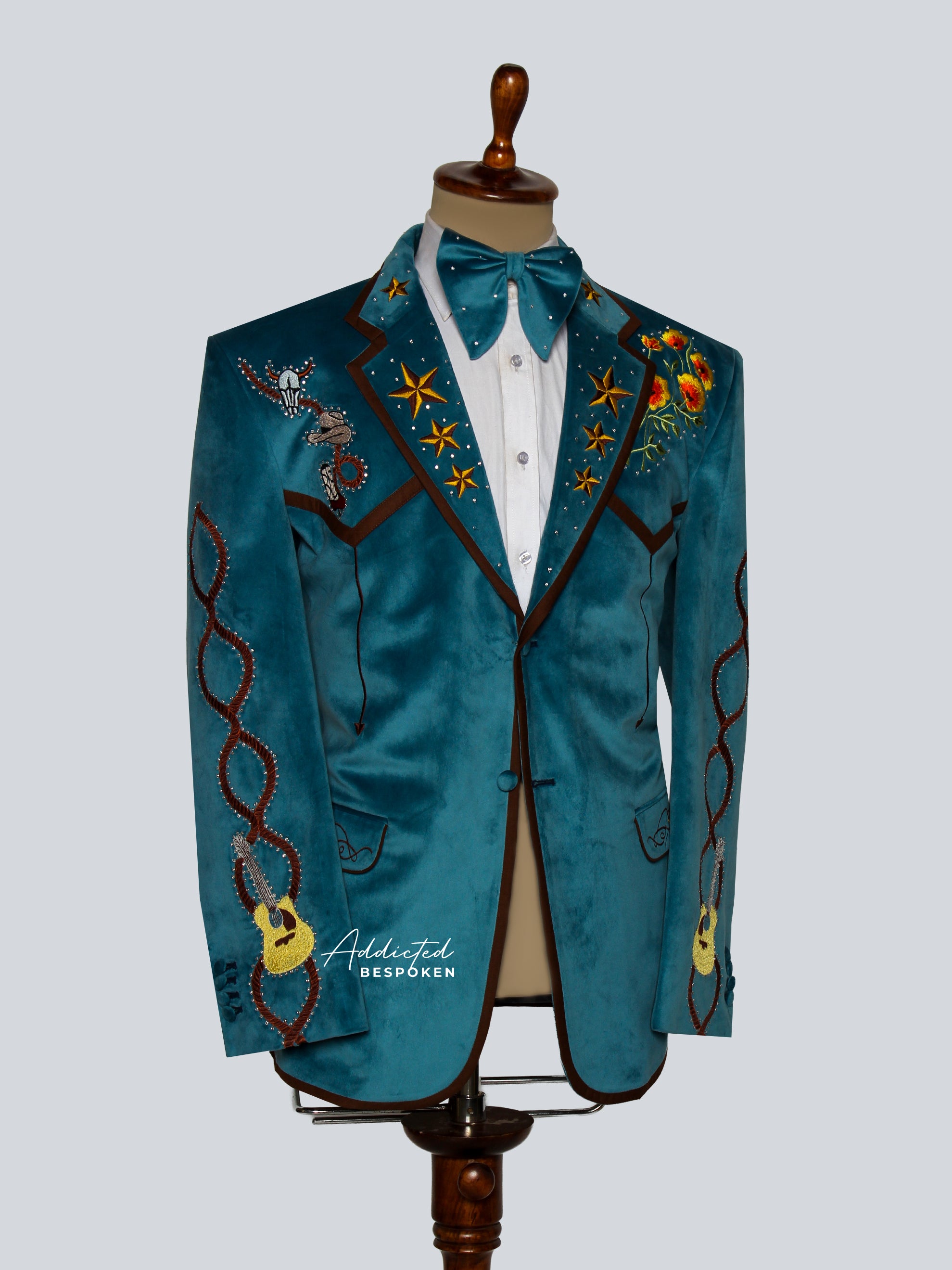 Western Embroidered Suit Addicted Bespoken