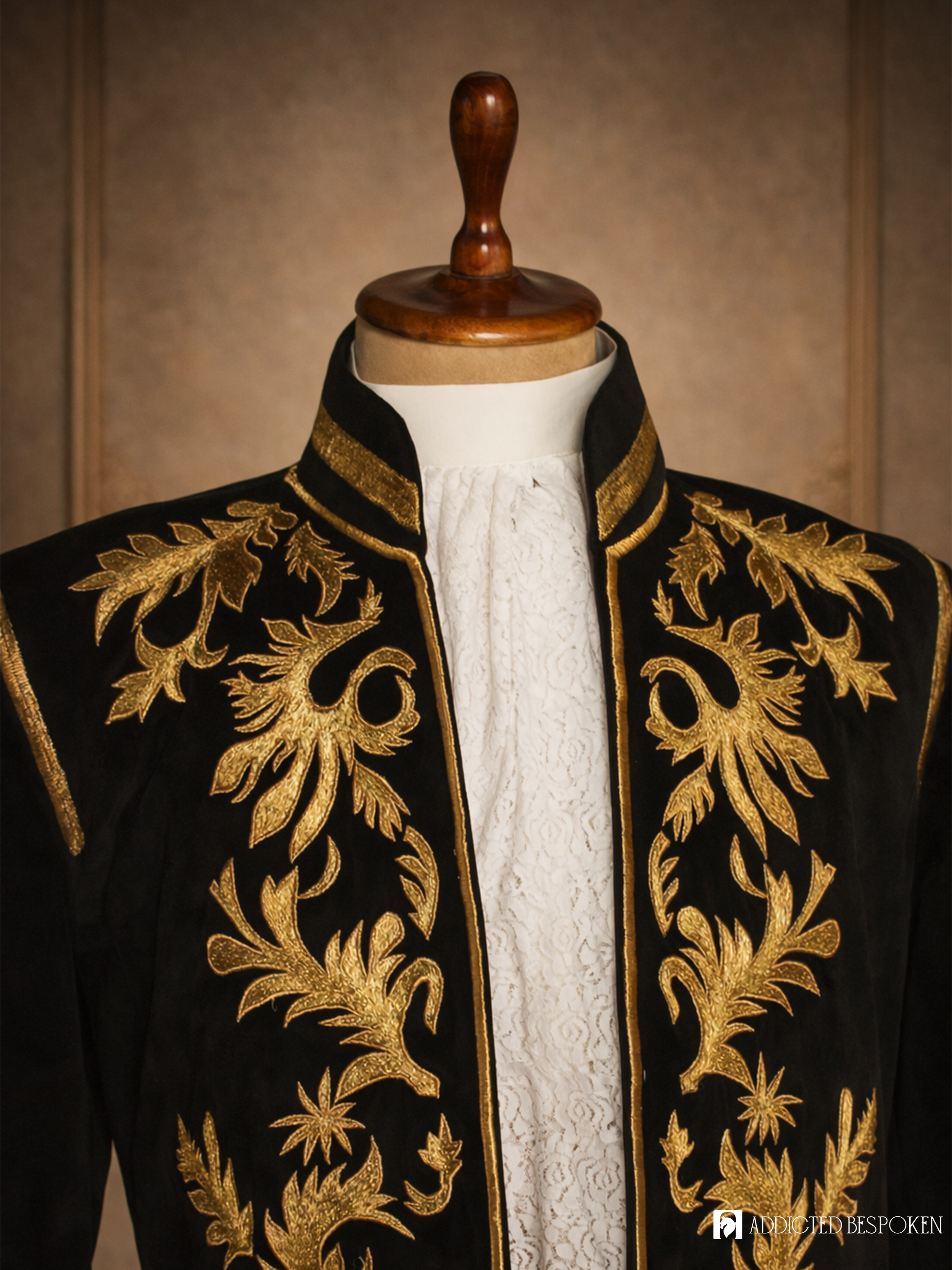 Regal Rococo Embroidered Suit Addicted Bespoken