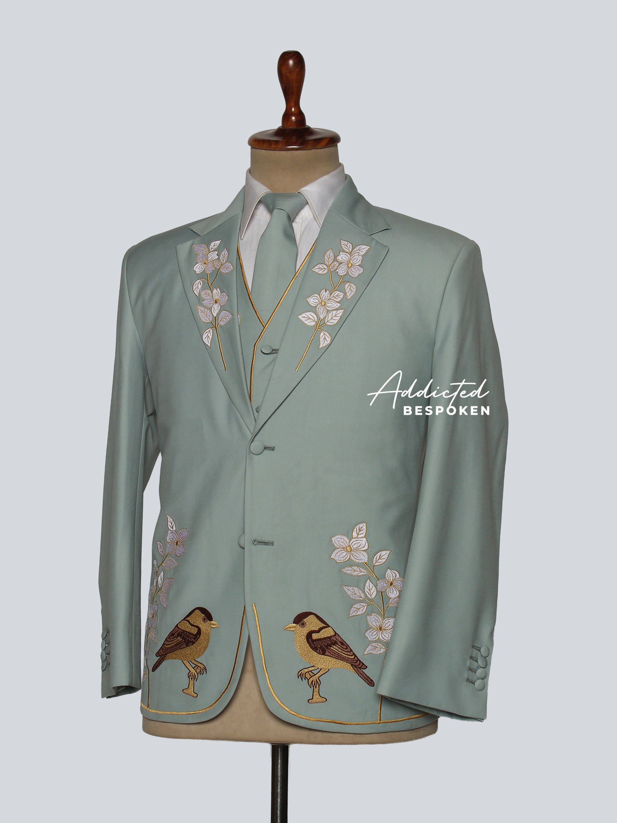 Pastel Green Designer Tuxedo