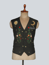 The Twilight Bloom Vest Set