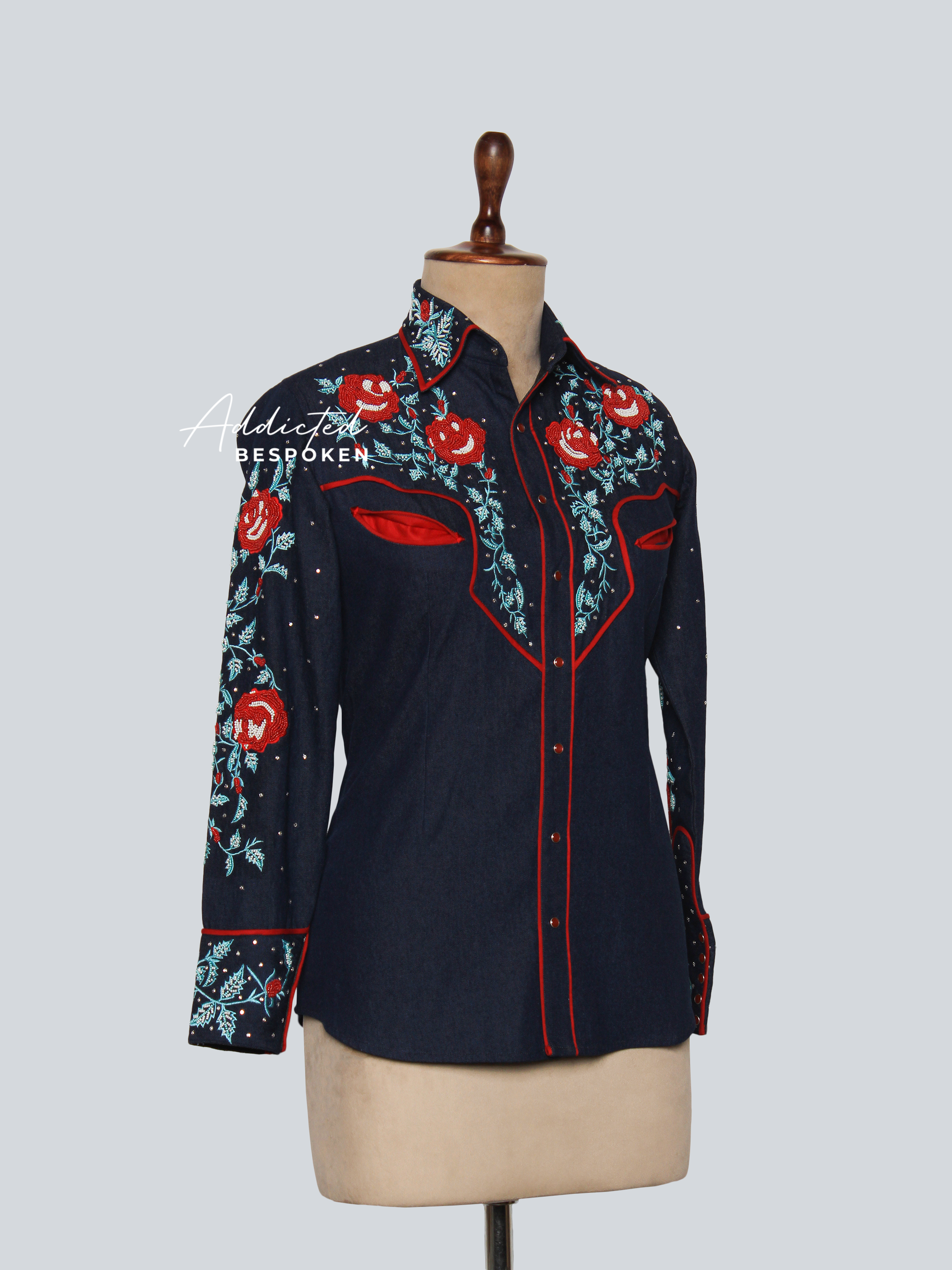 The Midnight Bloom Rider Shirt