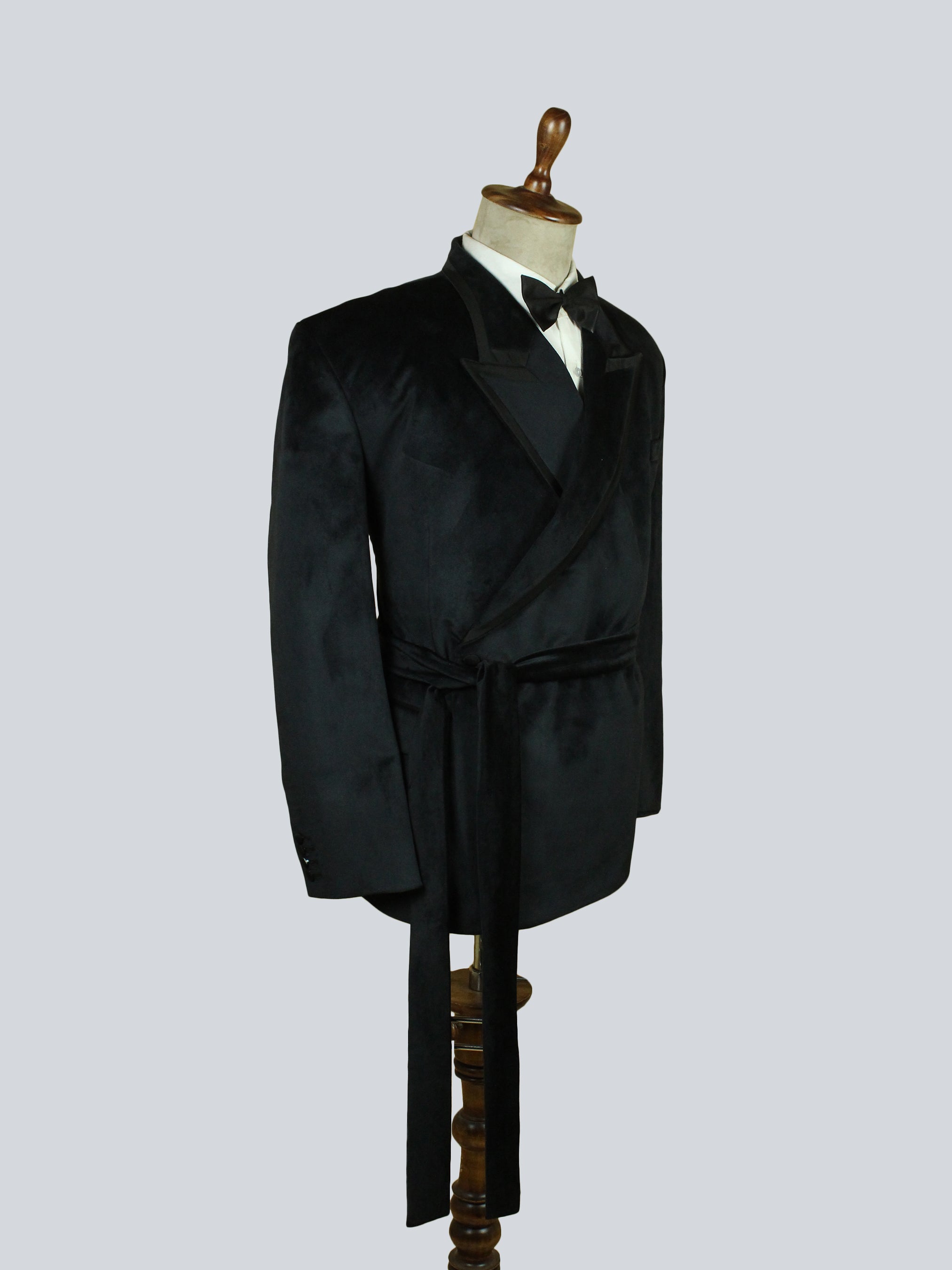 Black Velvet Peak Lapel Suit