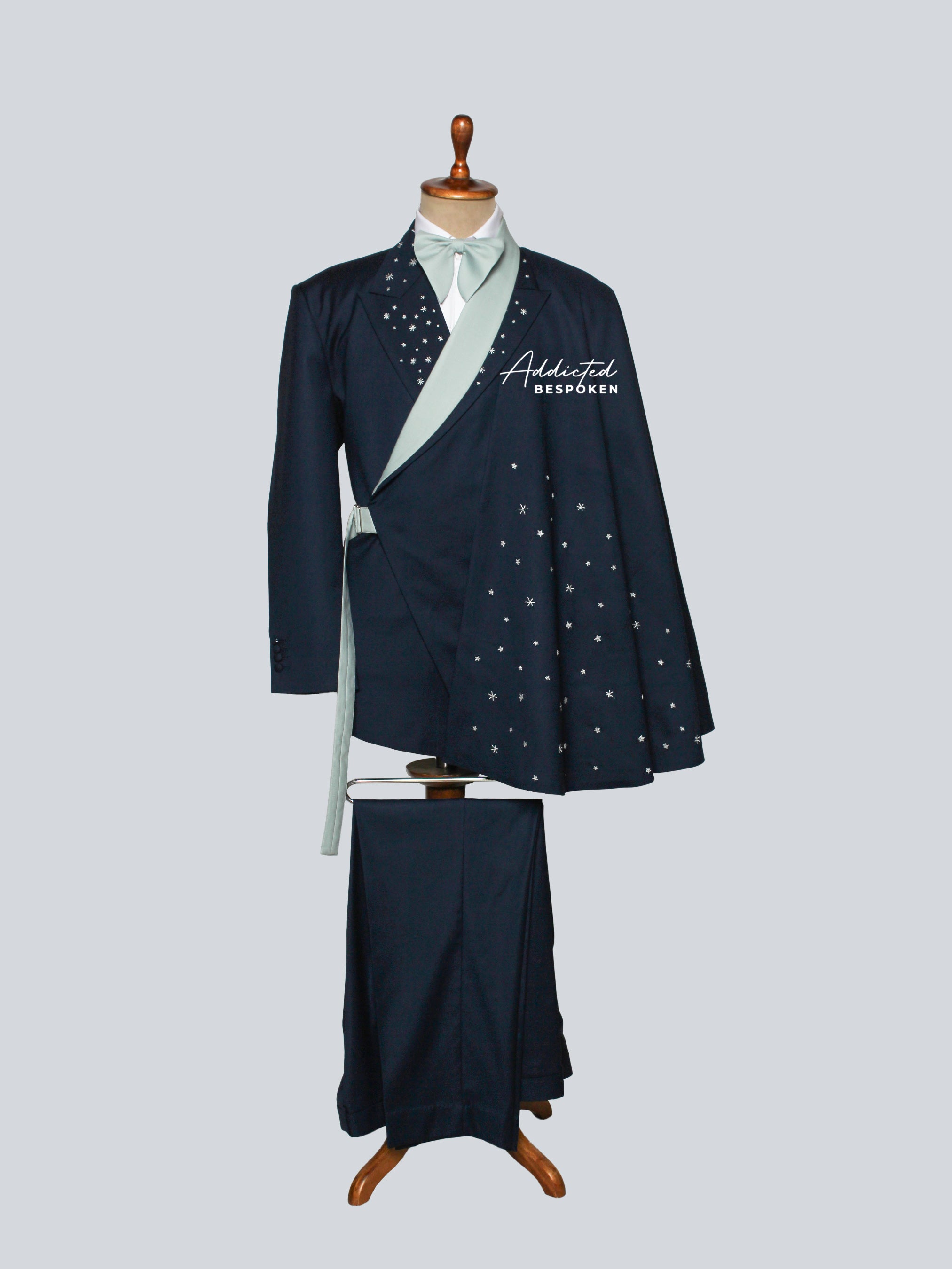 Celestial Star Cape Tailored Suit Addicted Bespoken