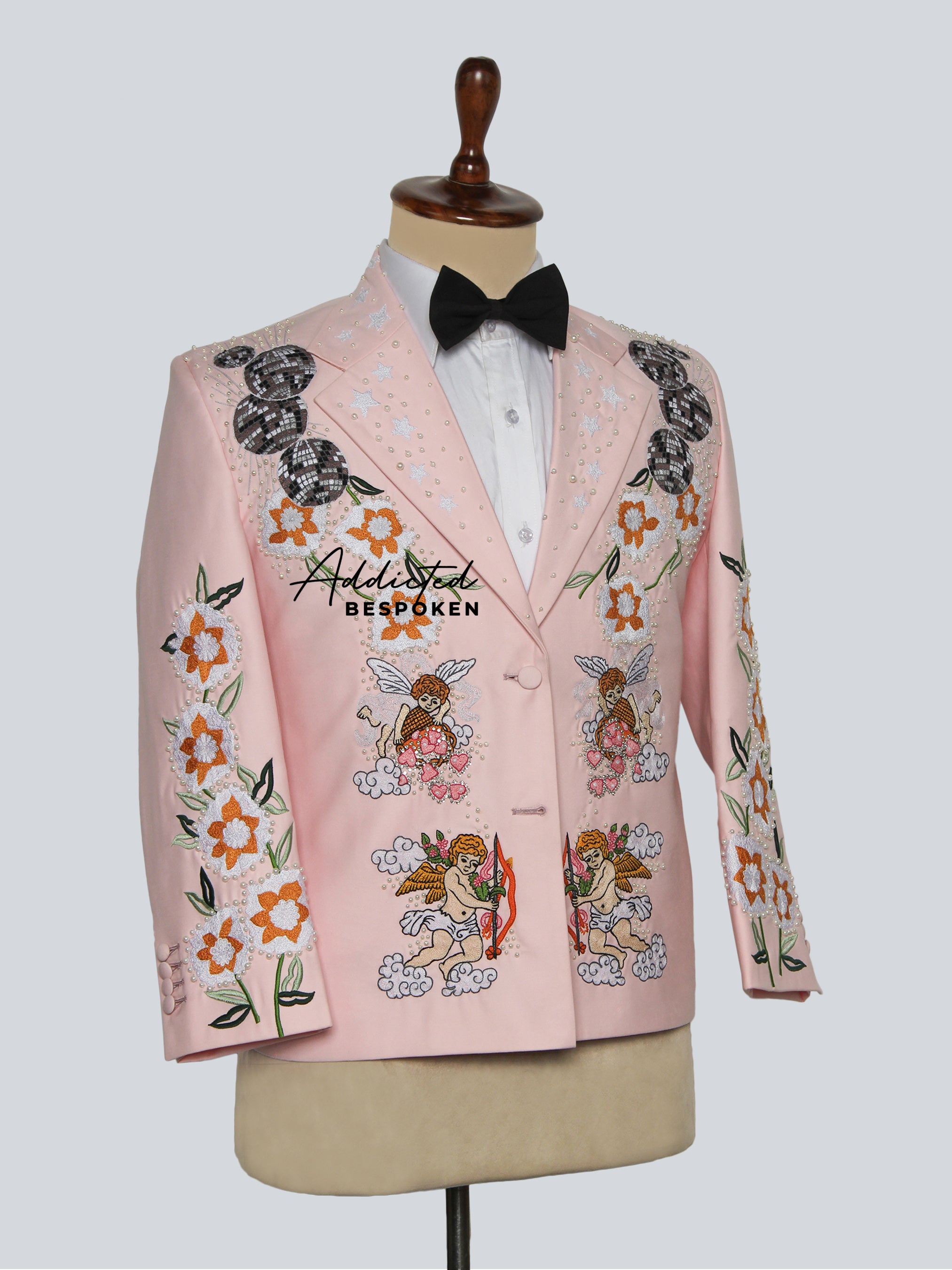 Cupid Bloom Embroidered Blazer Addicted Bespoken