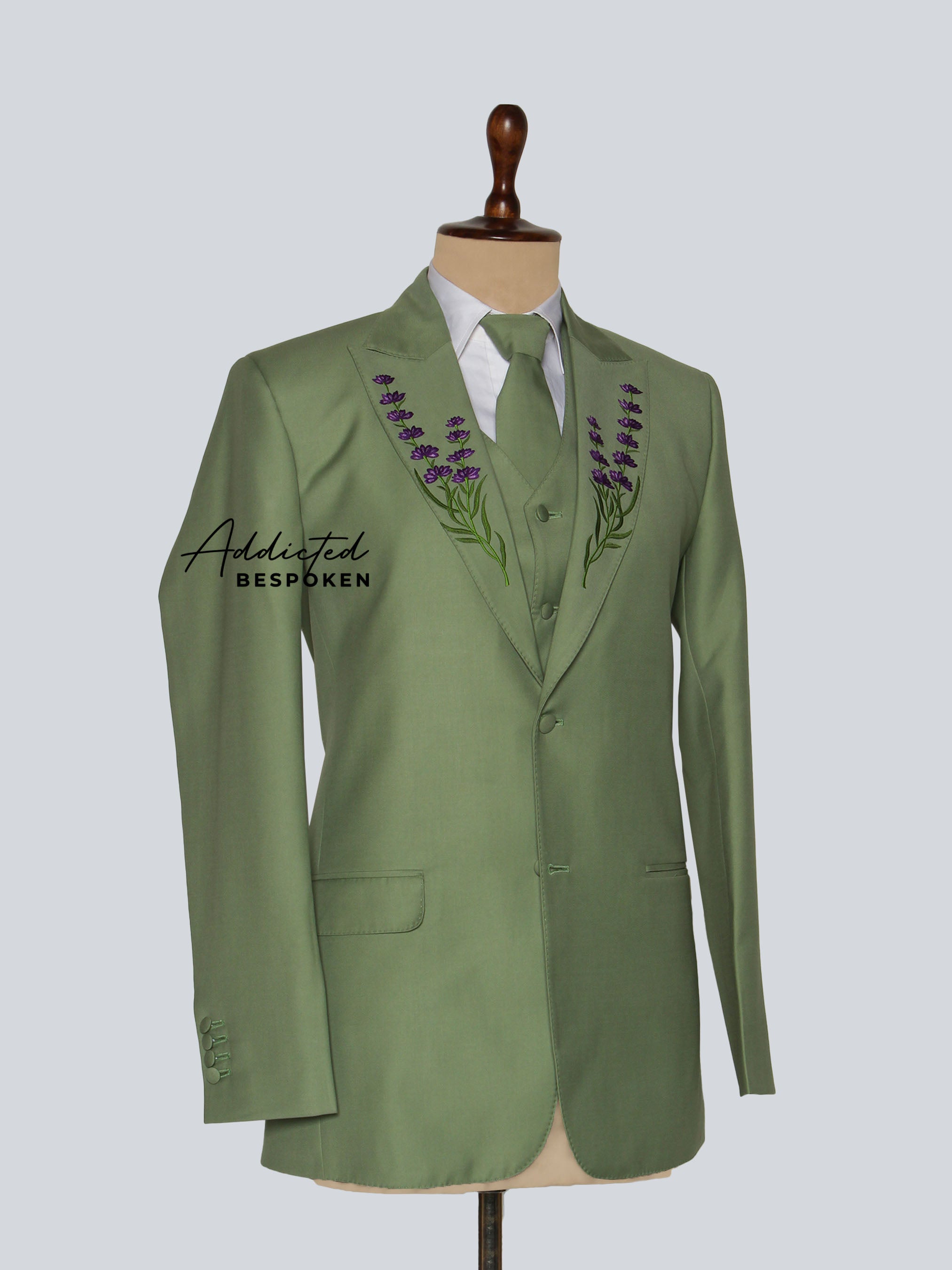 Bespoke Wildflower Groom Suit Addicted Bespoken