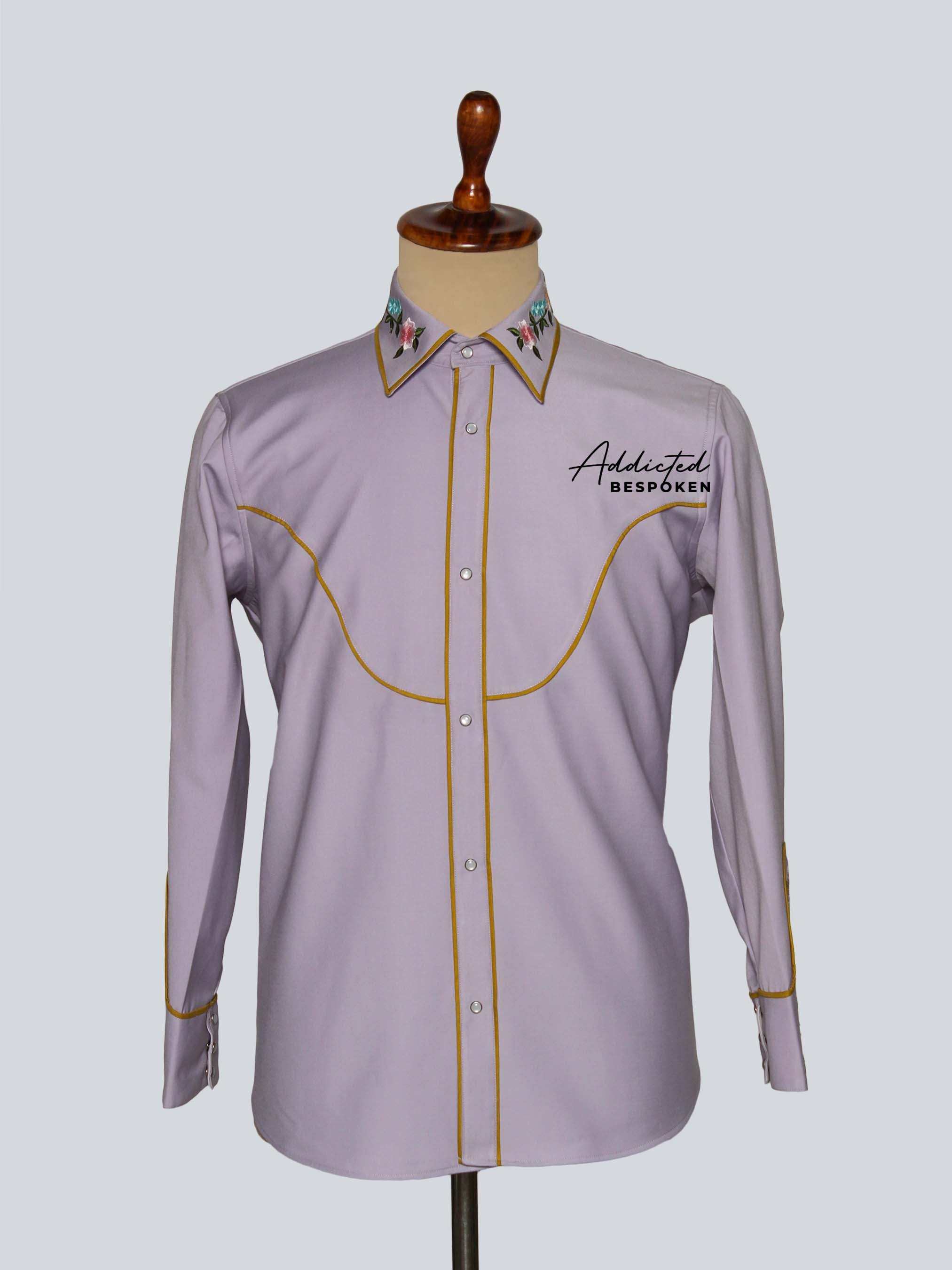 Floral Western Shirt Addicted Bespoken