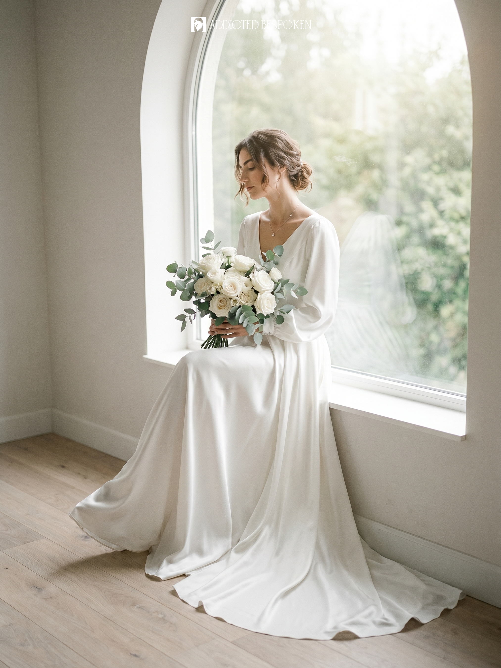 Bishop Sleeve Bridal Gown Addicted Bespoken