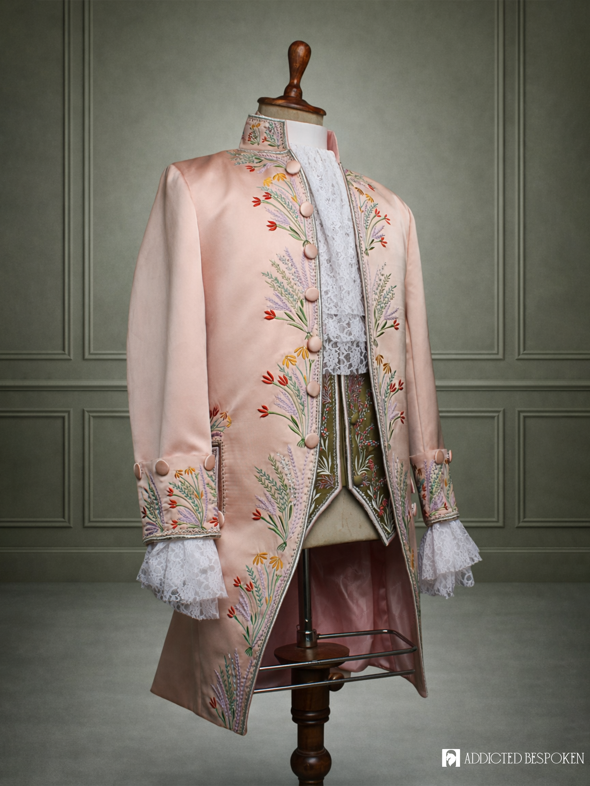Ornate Blossom Rococo Suit Addicted Bespoken