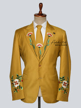 Sunlit Meadow Statement Floral Suit