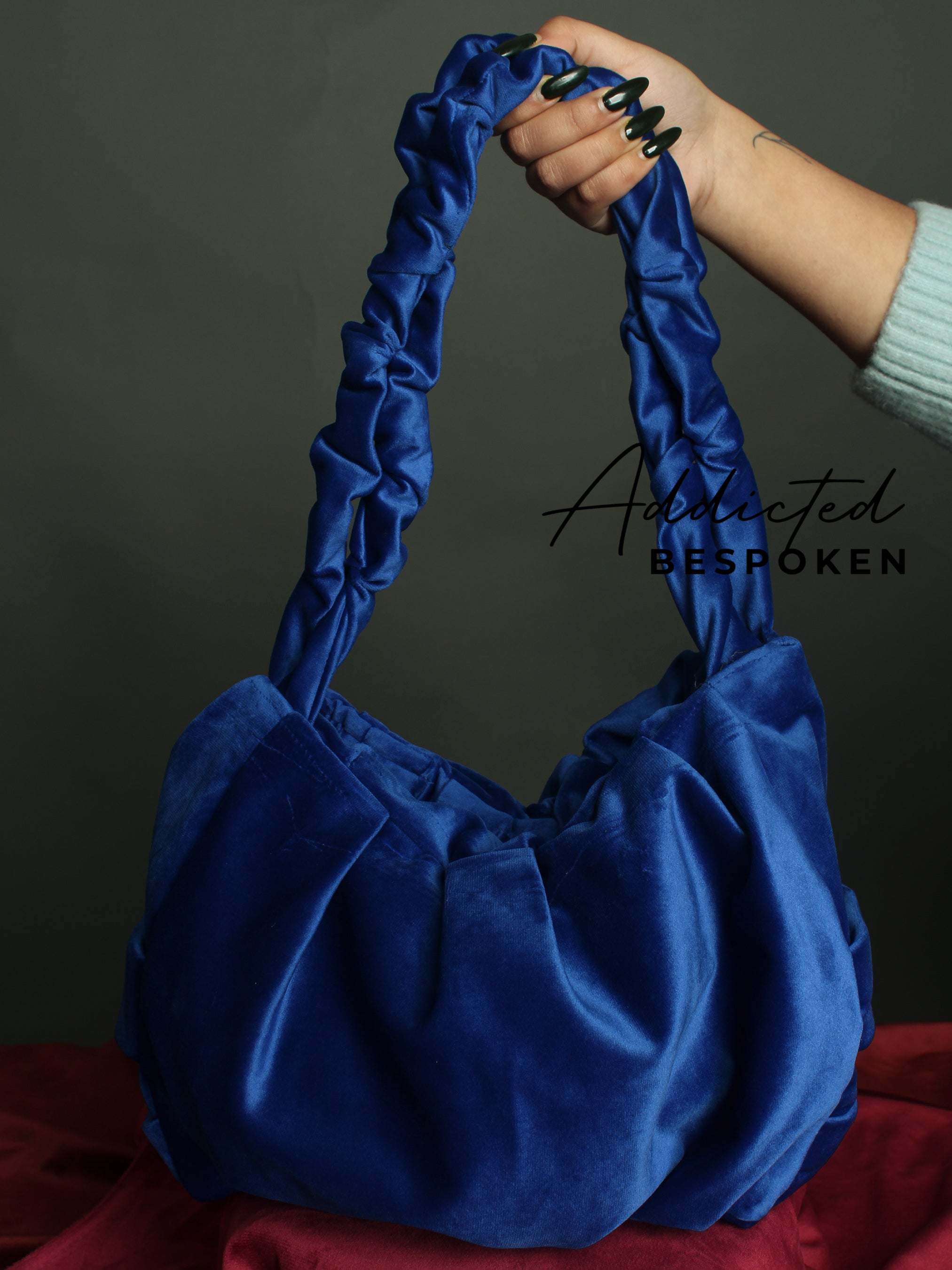 Designer Blue cloud Bag