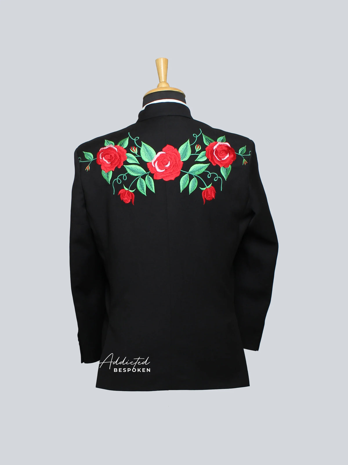 Custom Rose Jacket Bespoke Rose Pattern Attire