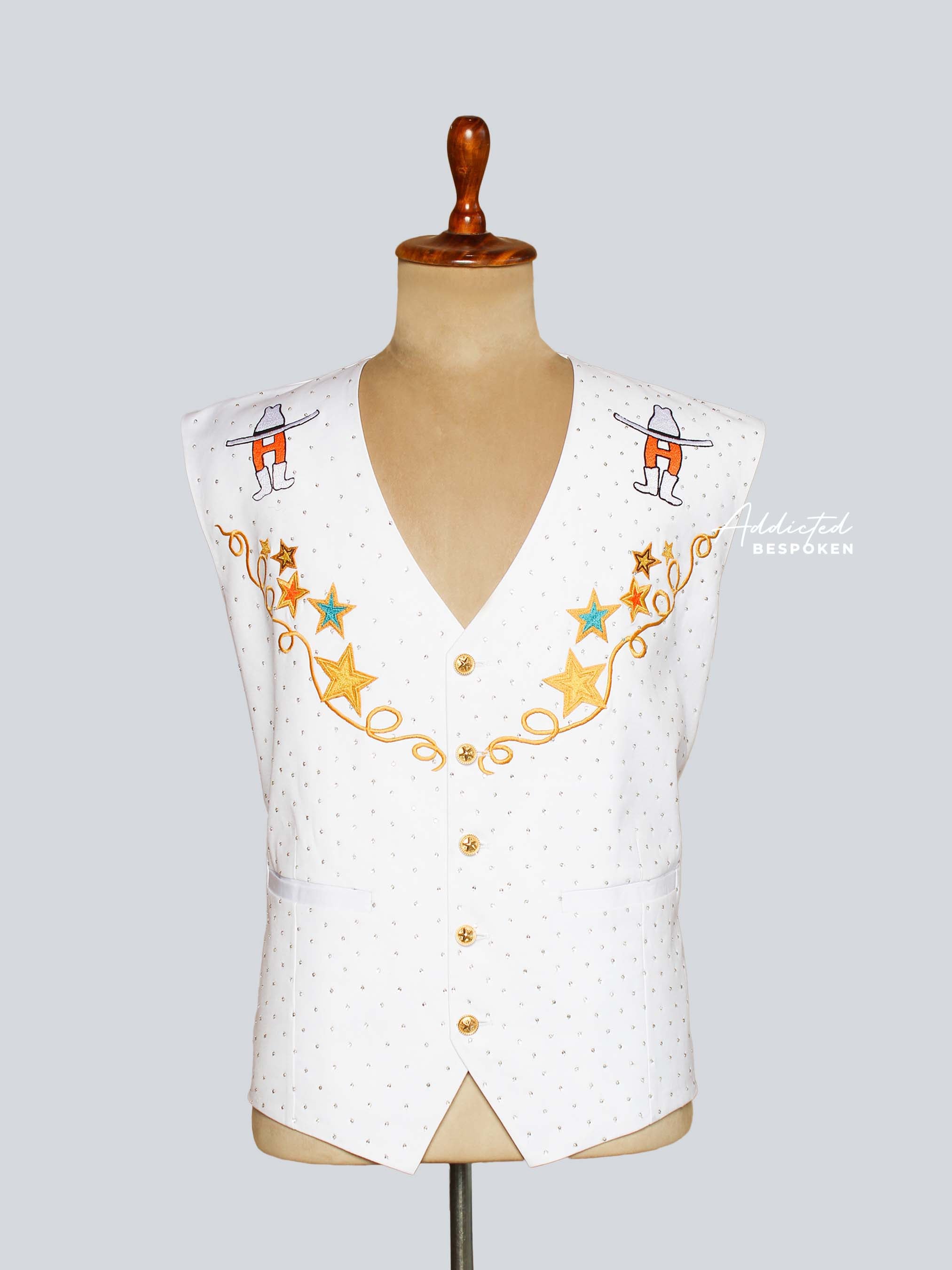 Rodeo Heritage Embroidered Western Blazer Addicted Bespoken