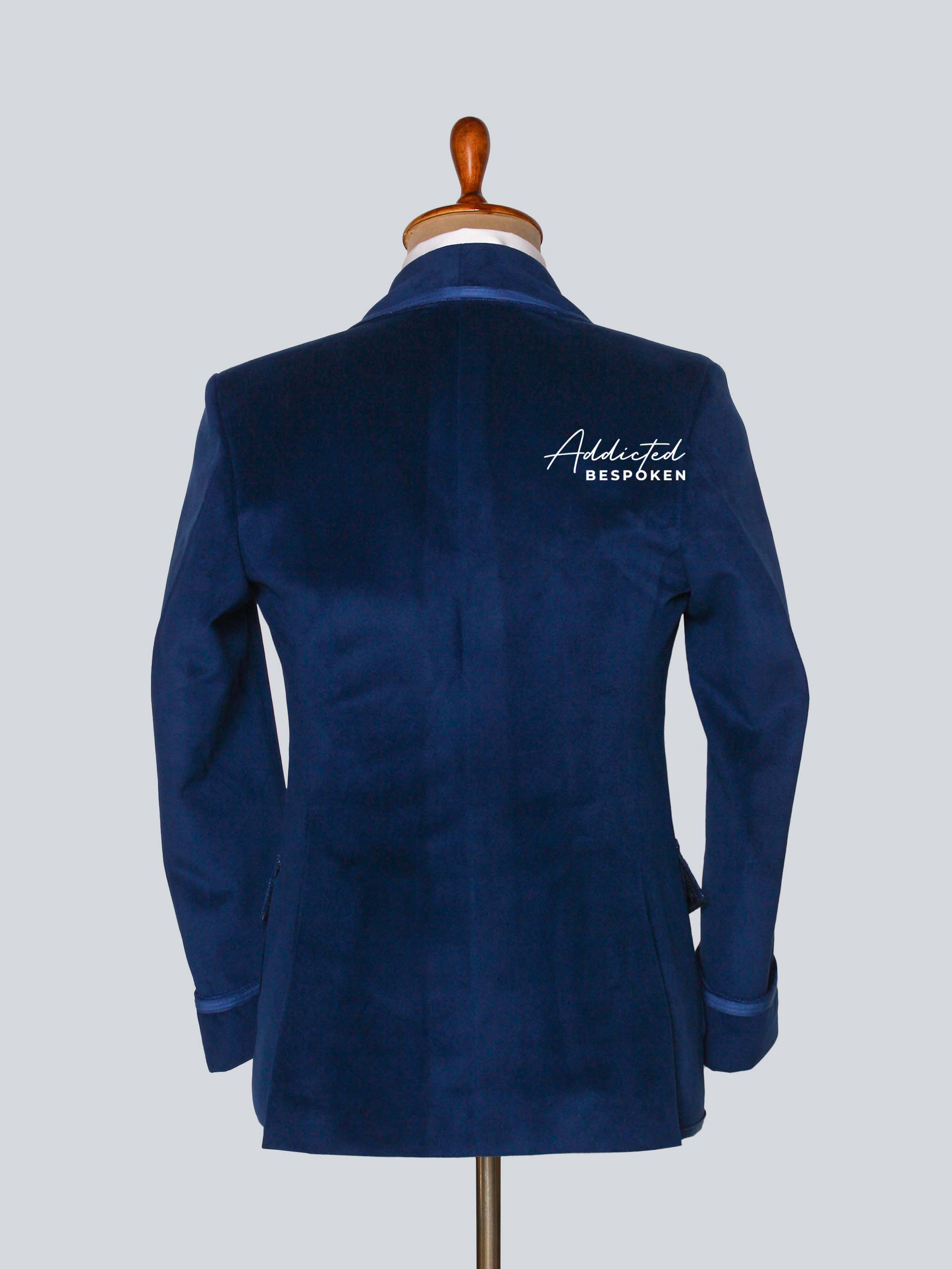 Teal Blue Velvet Suit Addicted Bespoken