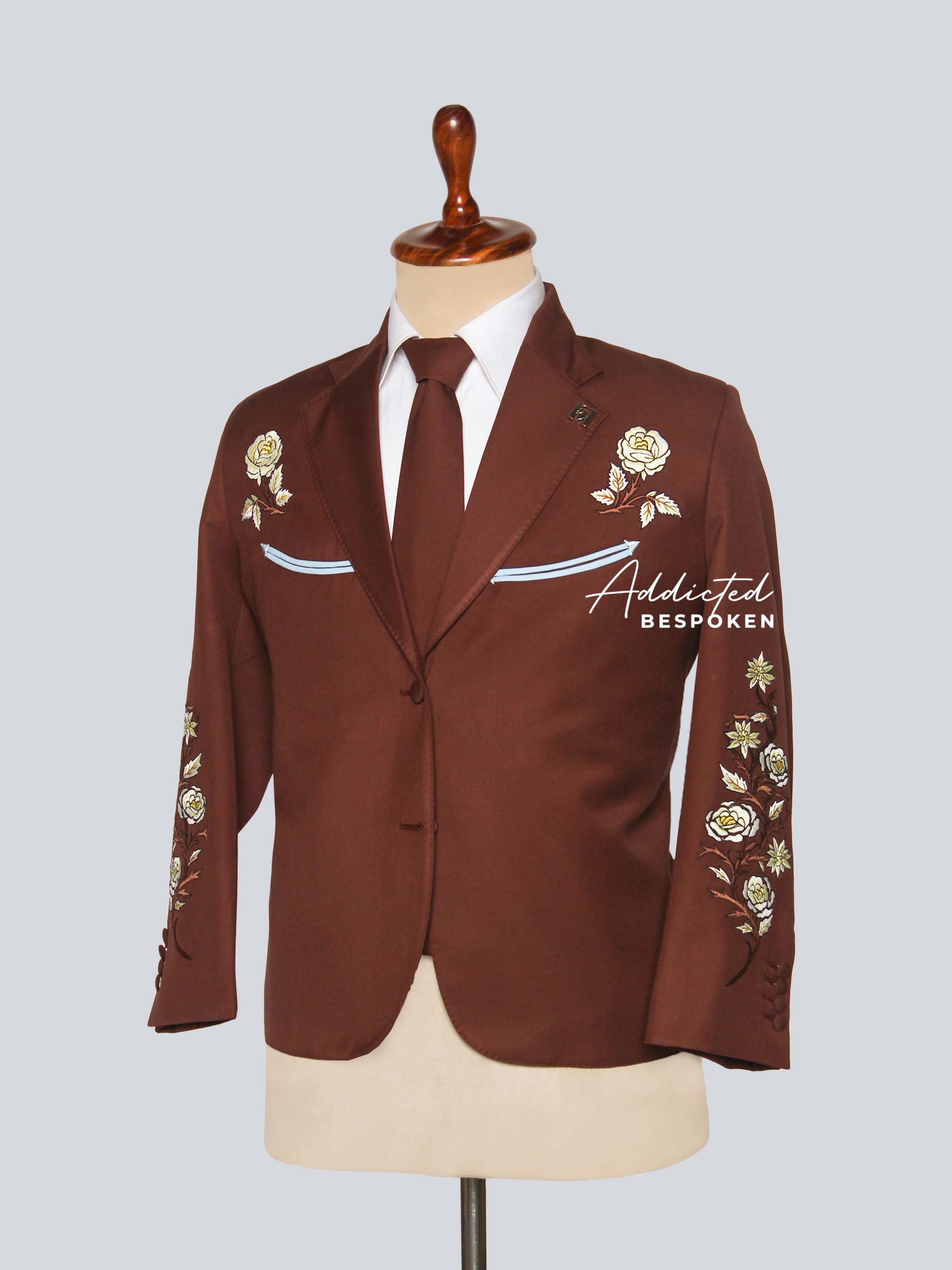 Signature Floral Tailored Suit Addicted Bespoken