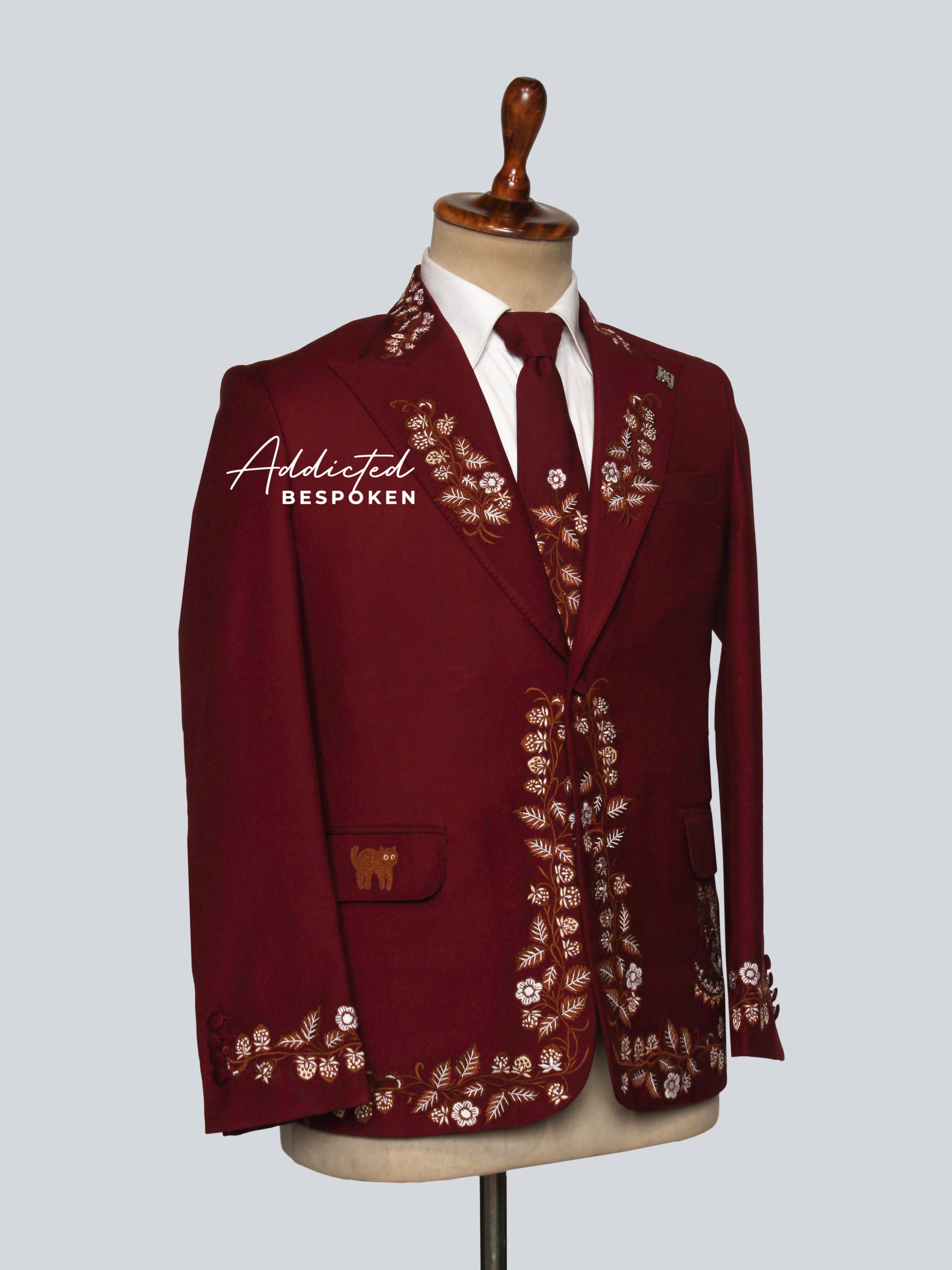 Orchard Bloom Embroidered Suit