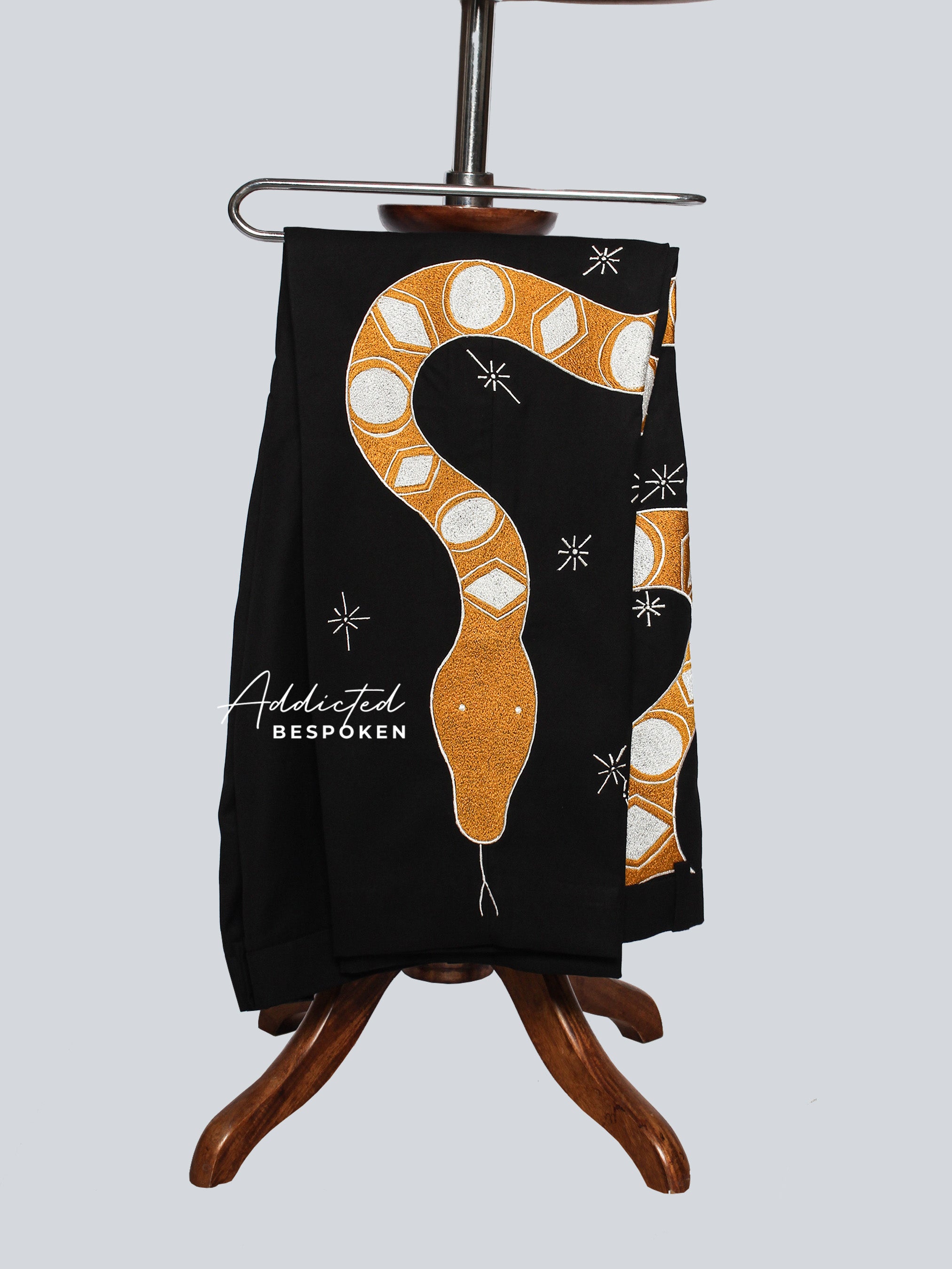 Celestial Snake Embroidered Suit Addicted Bespoken