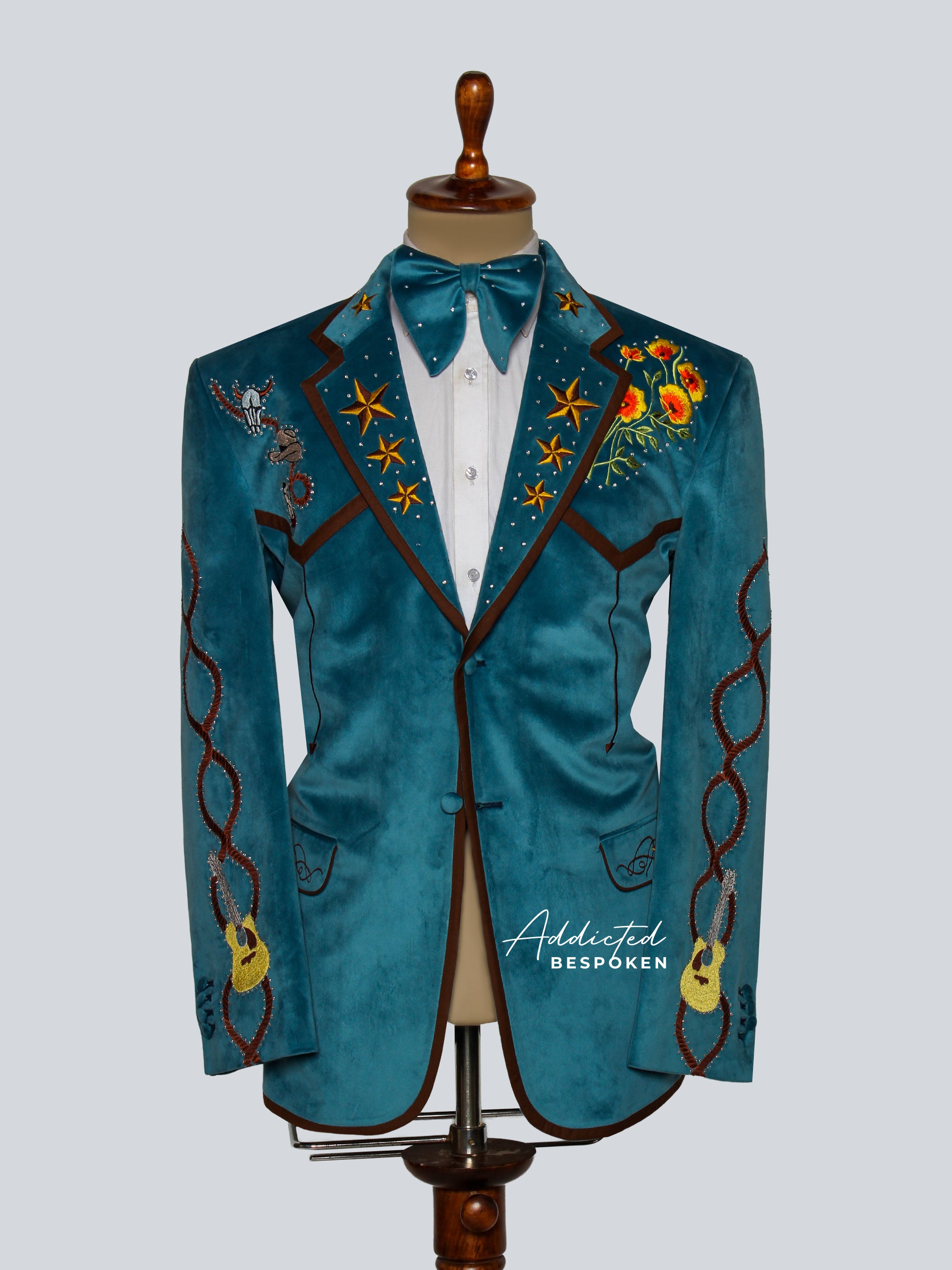 Western Embroidered Suit Addicted Bespoken