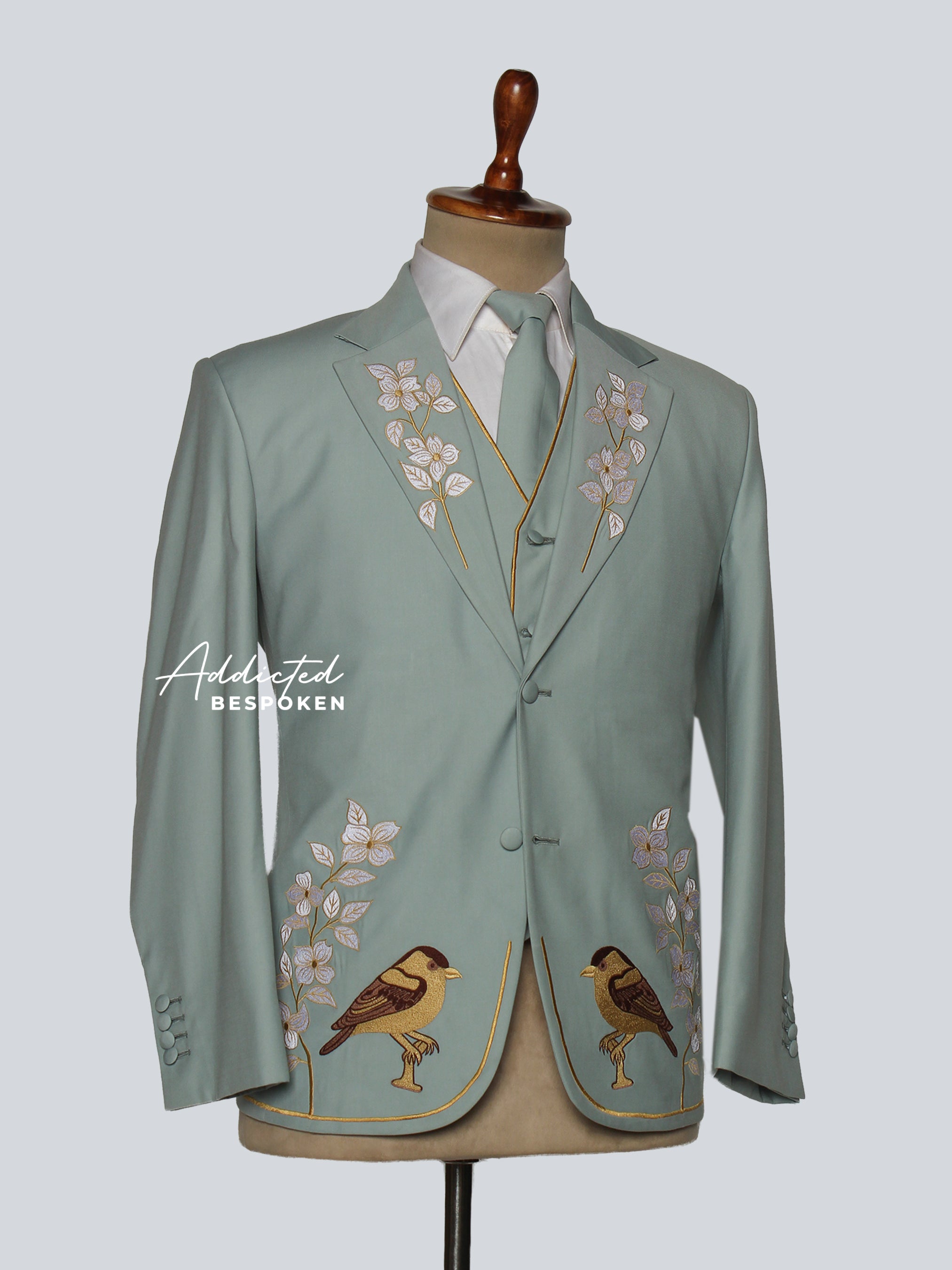 Handcrafted Embroidered Groom Suit