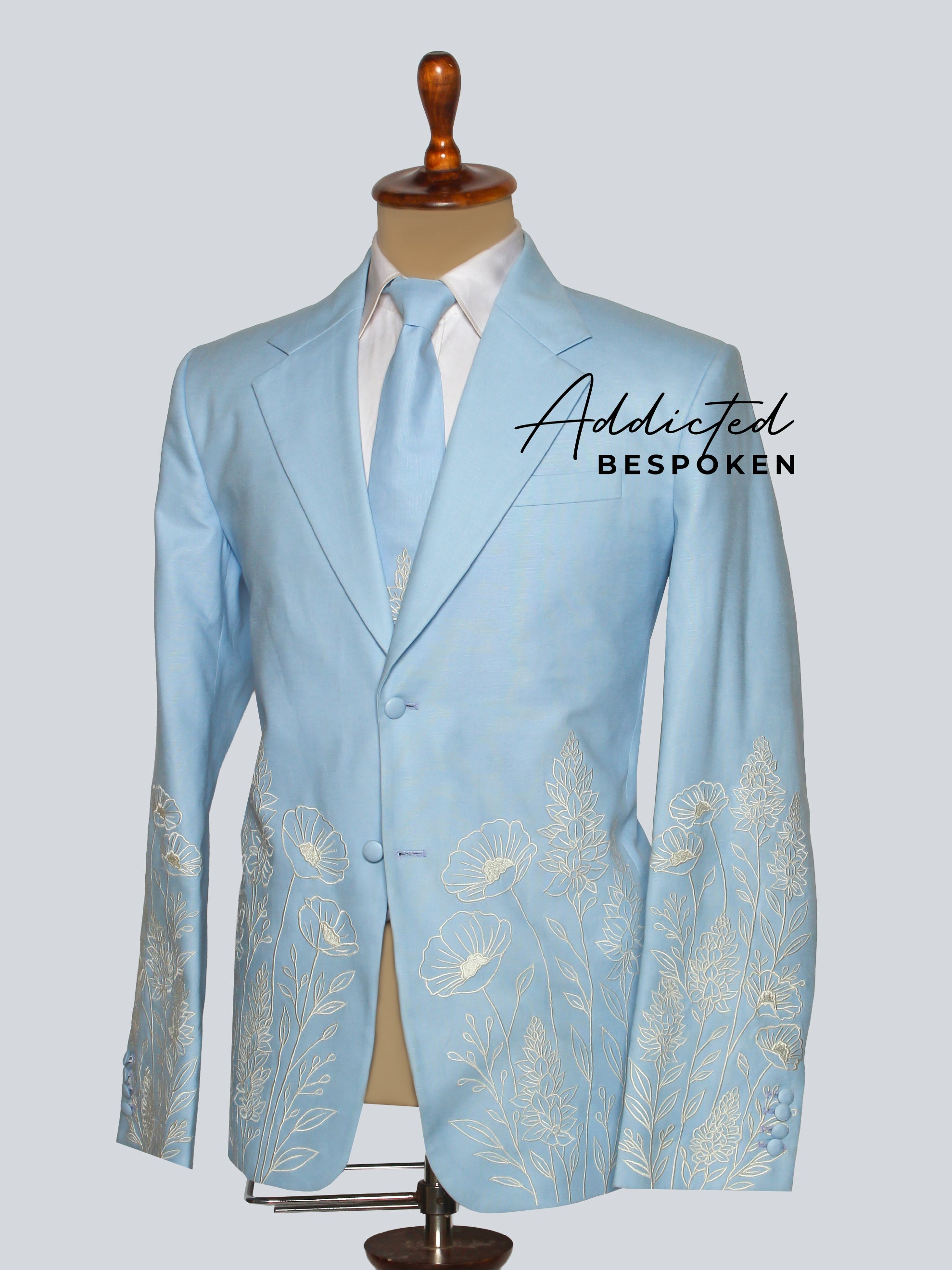 Embroidered Wedding Suit