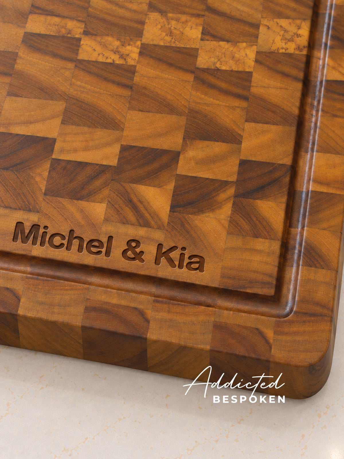 Handmade End Grain Cutting Board 
