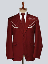 Minimal Wing Embroidered Suit