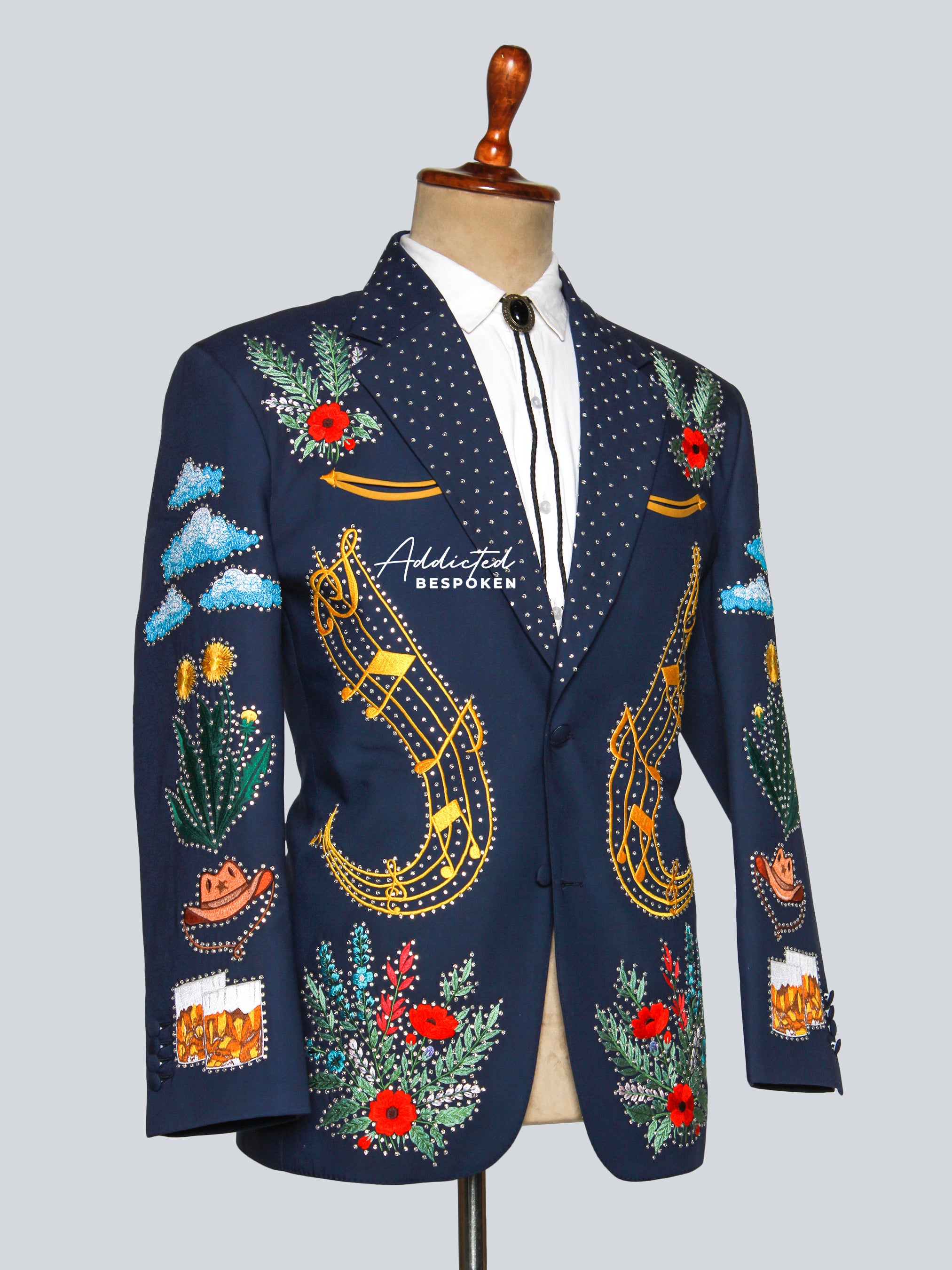 Desert Melody Embroidered Blazer