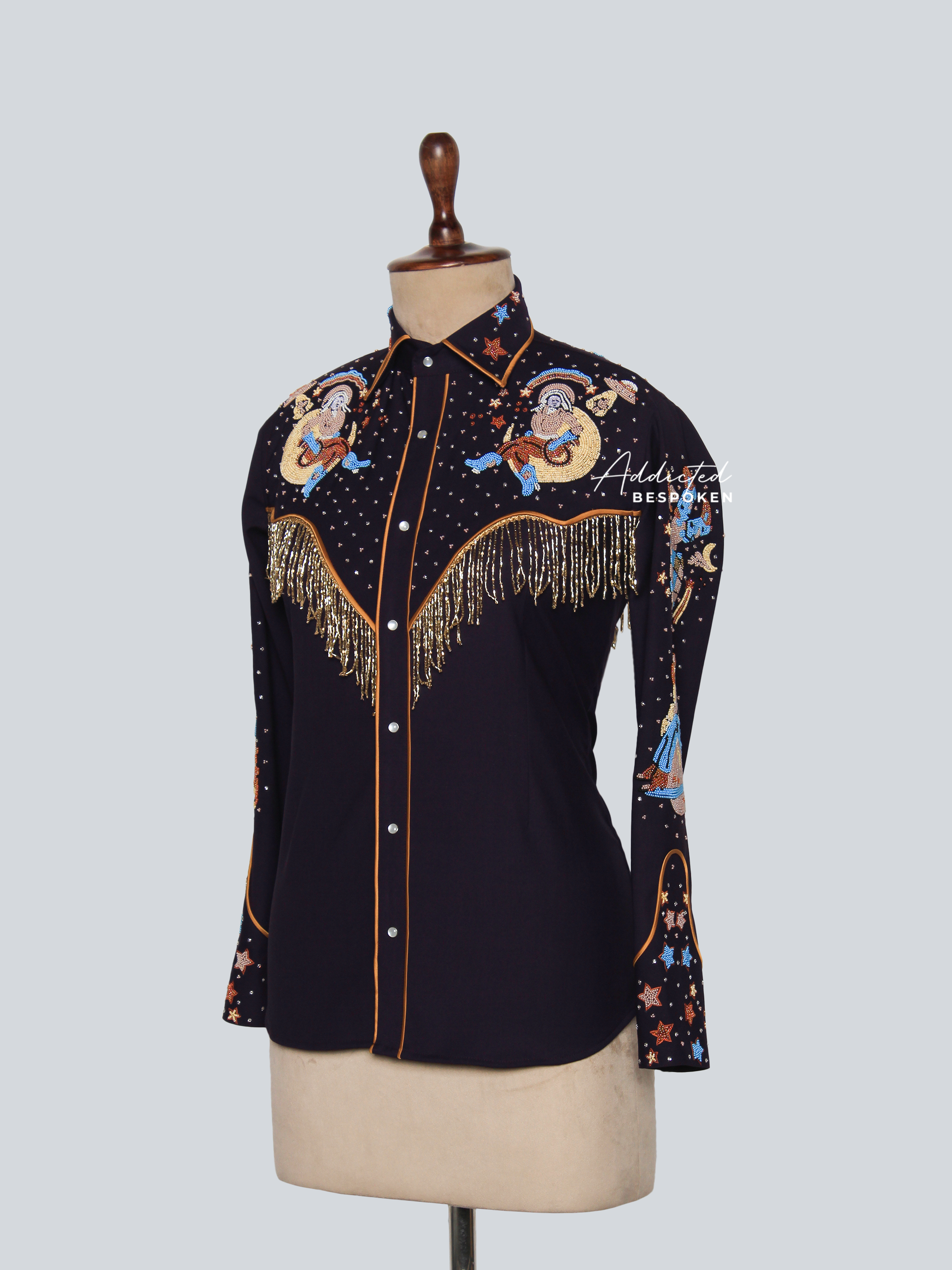 Starlit Rodeo Fringe Shirt