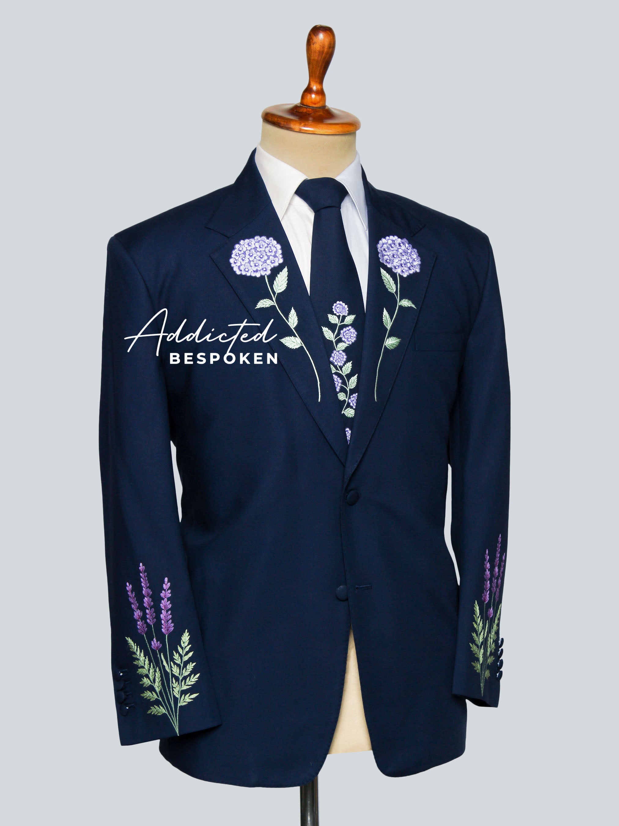 Botanical Bloom Bespoke Suit Addicted Bespoken