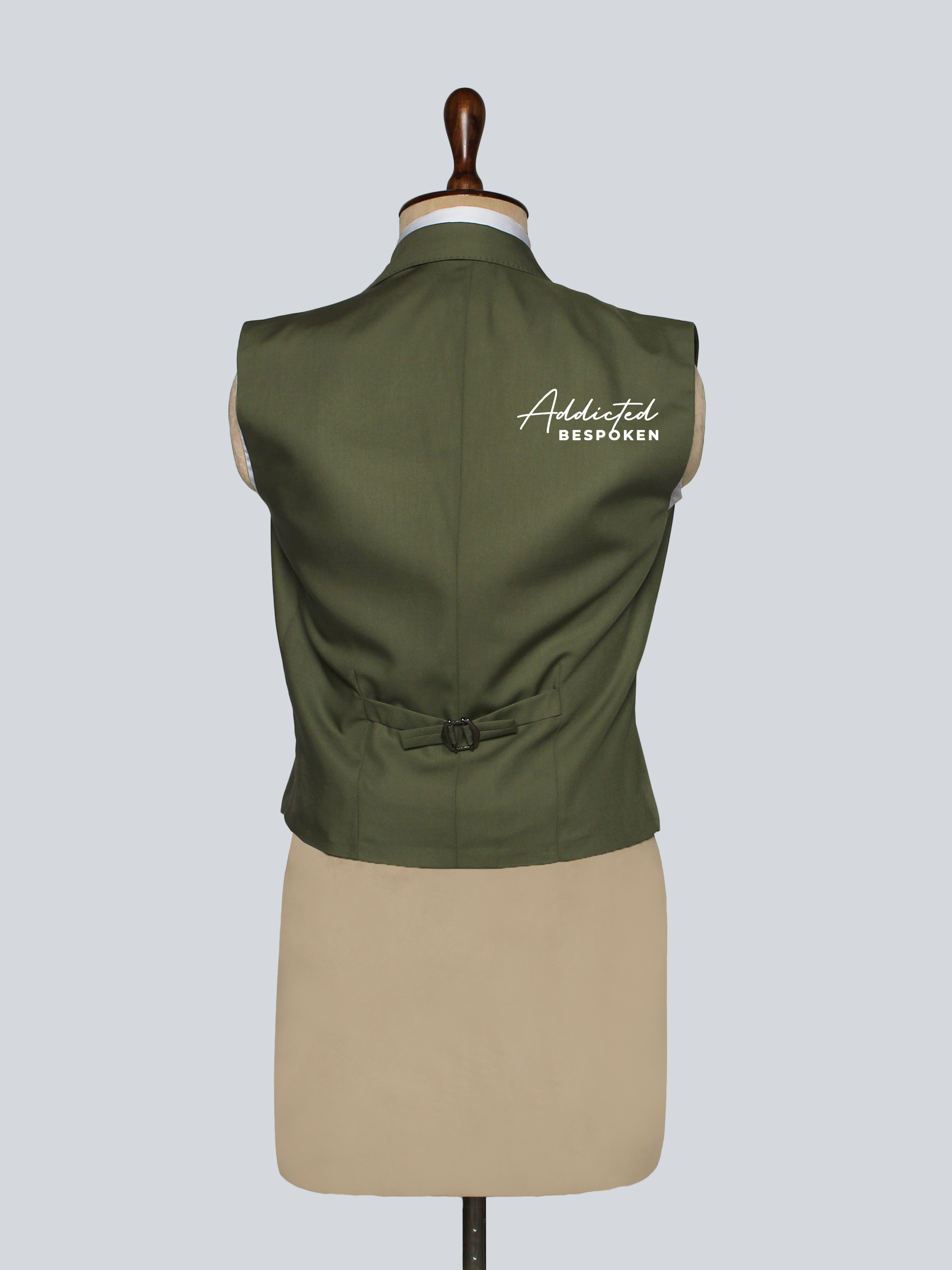 Green Botanical Embroidered Suit