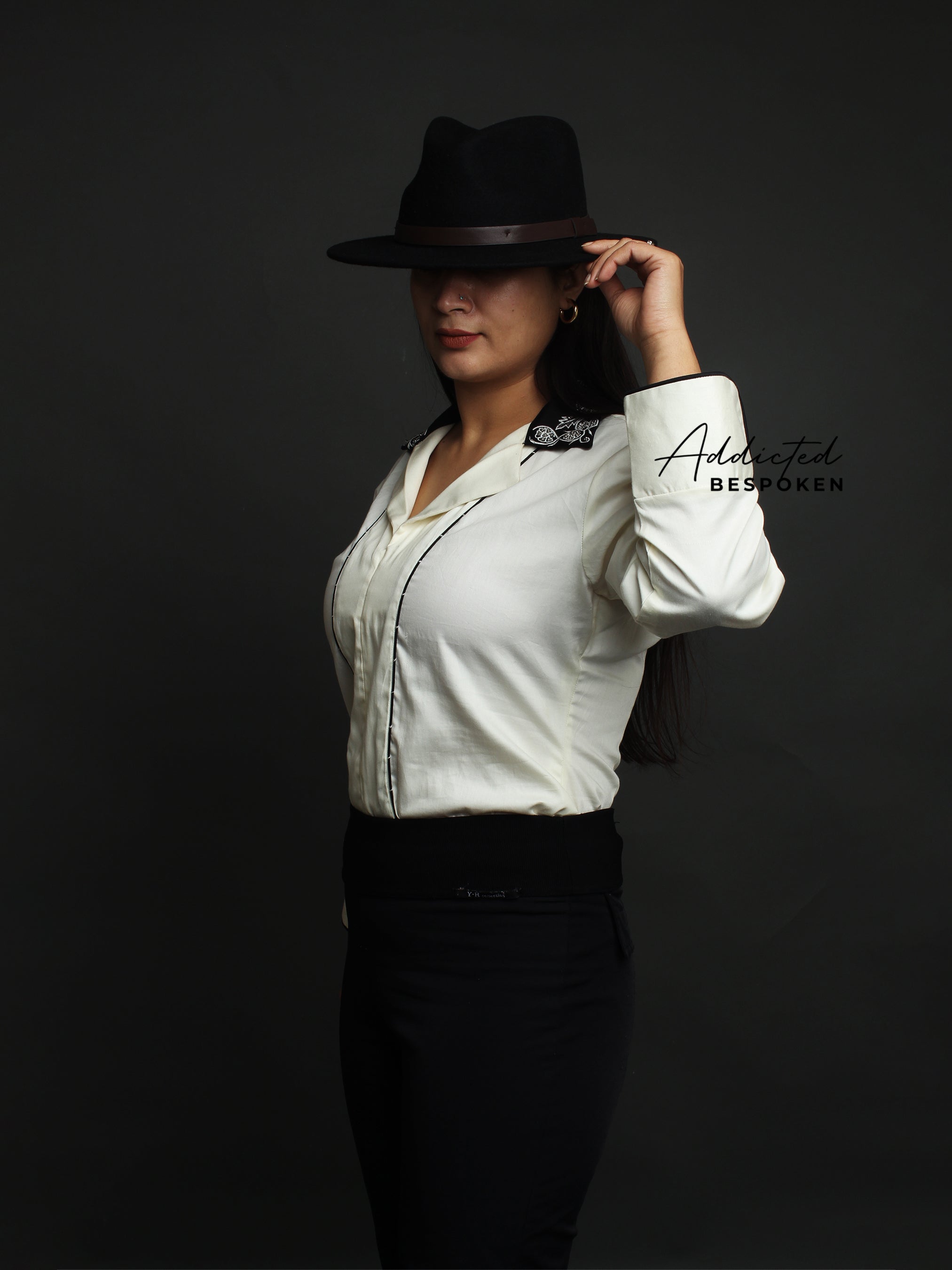 Ivory Cotton Cowgirl Shirt