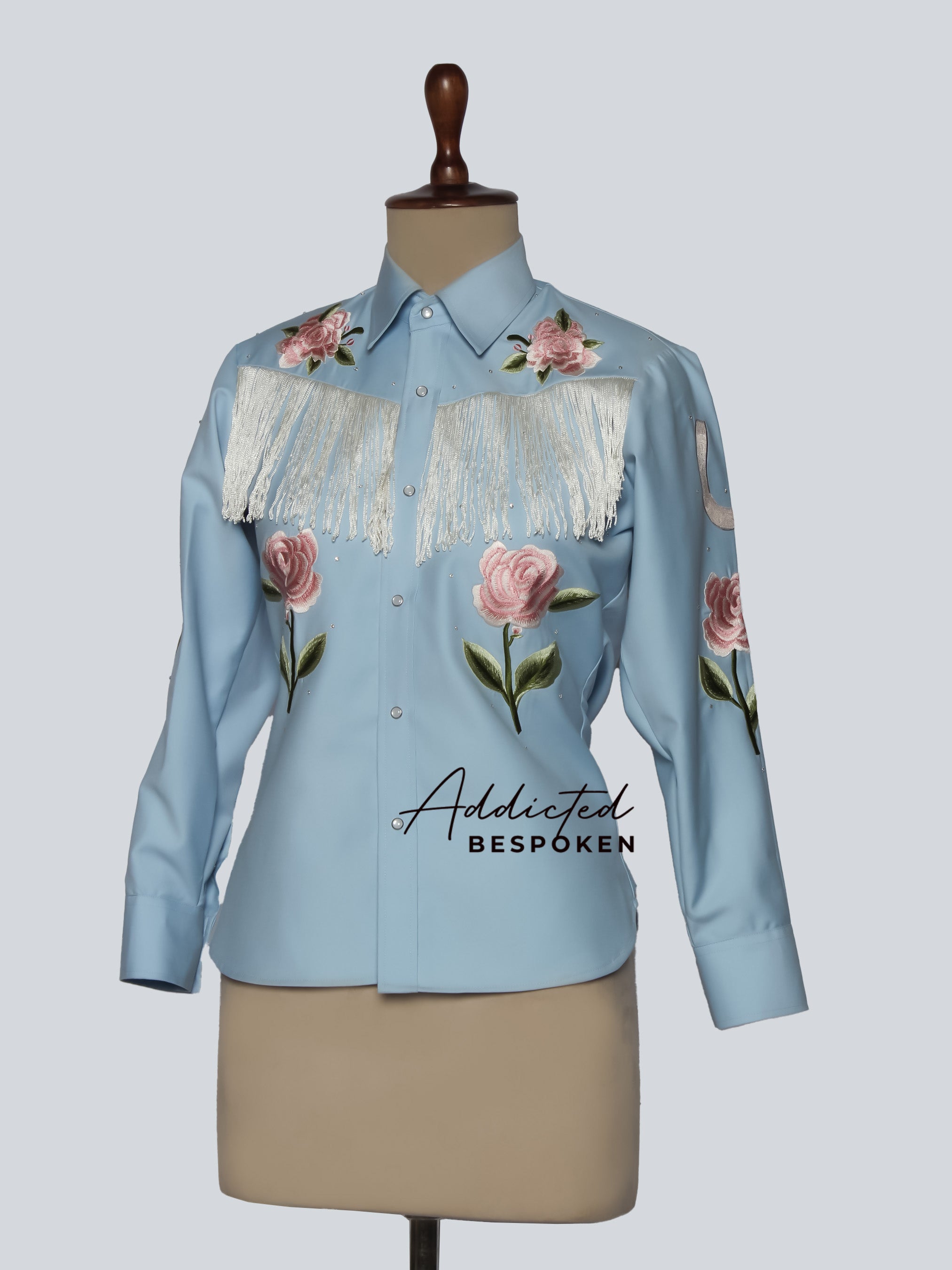 Fringe Embroidered Western Shirt