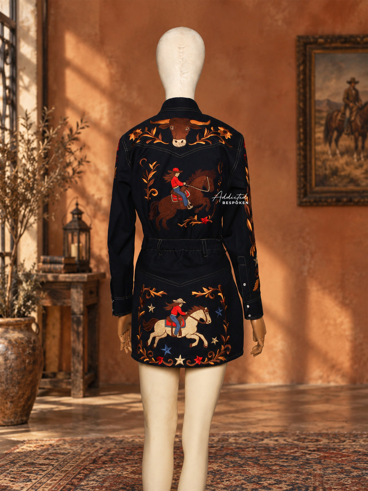 Rodeo Queen Embroidered Western Dress Addicted Bespoken