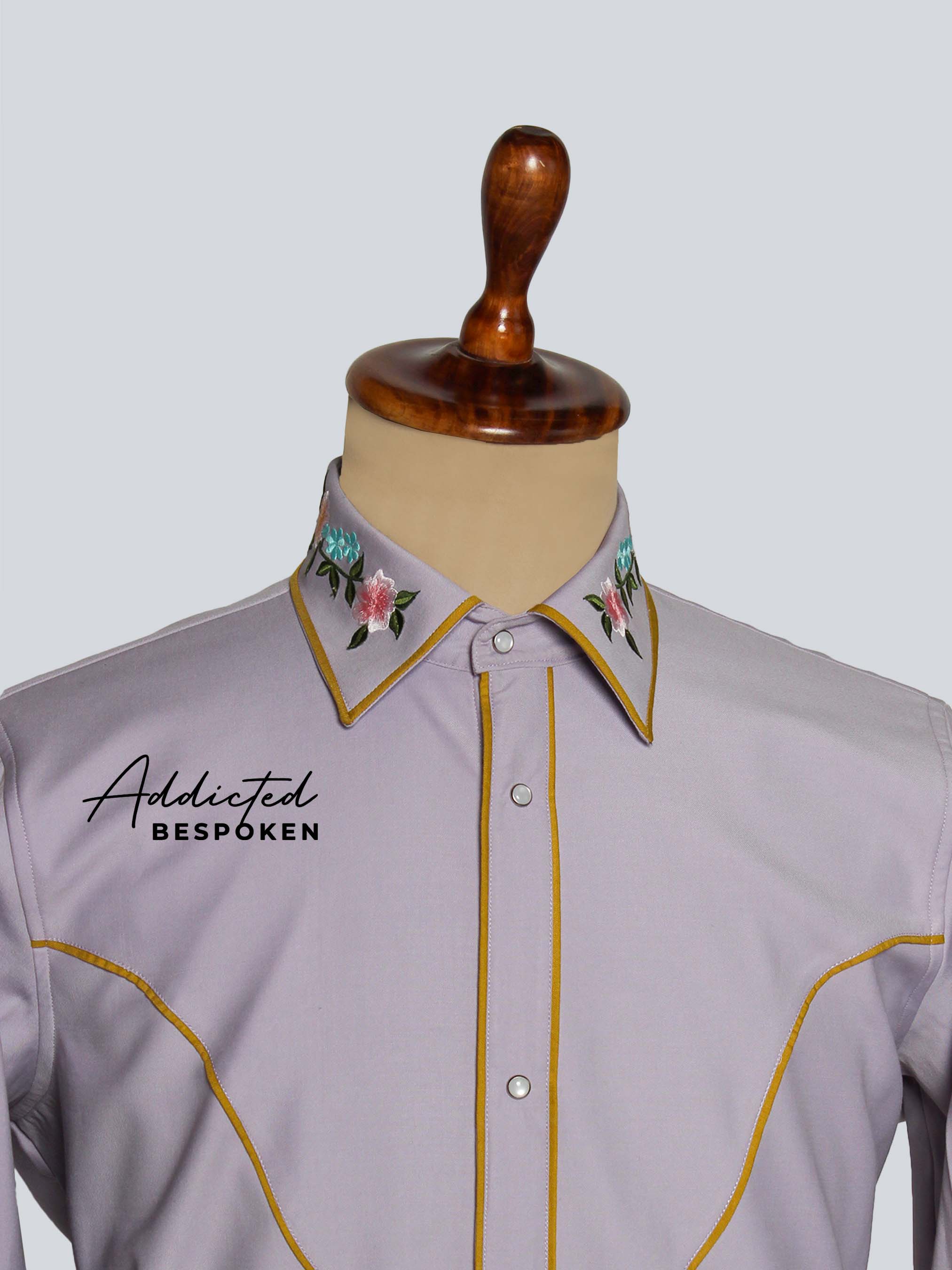 Floral Western Shirt Addicted Bespoken