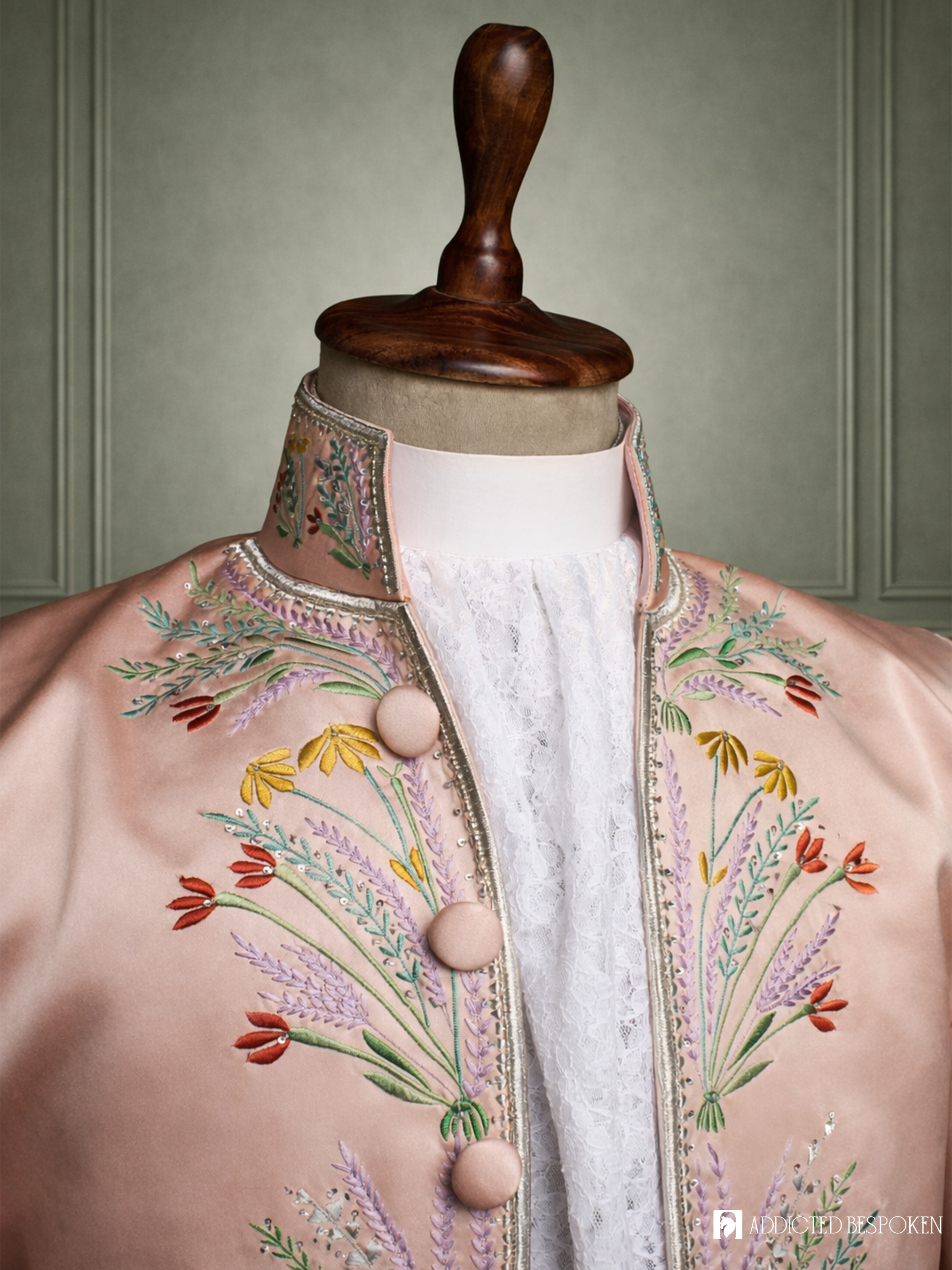 Ornate Blossom Rococo Suit Addicted Bespoken